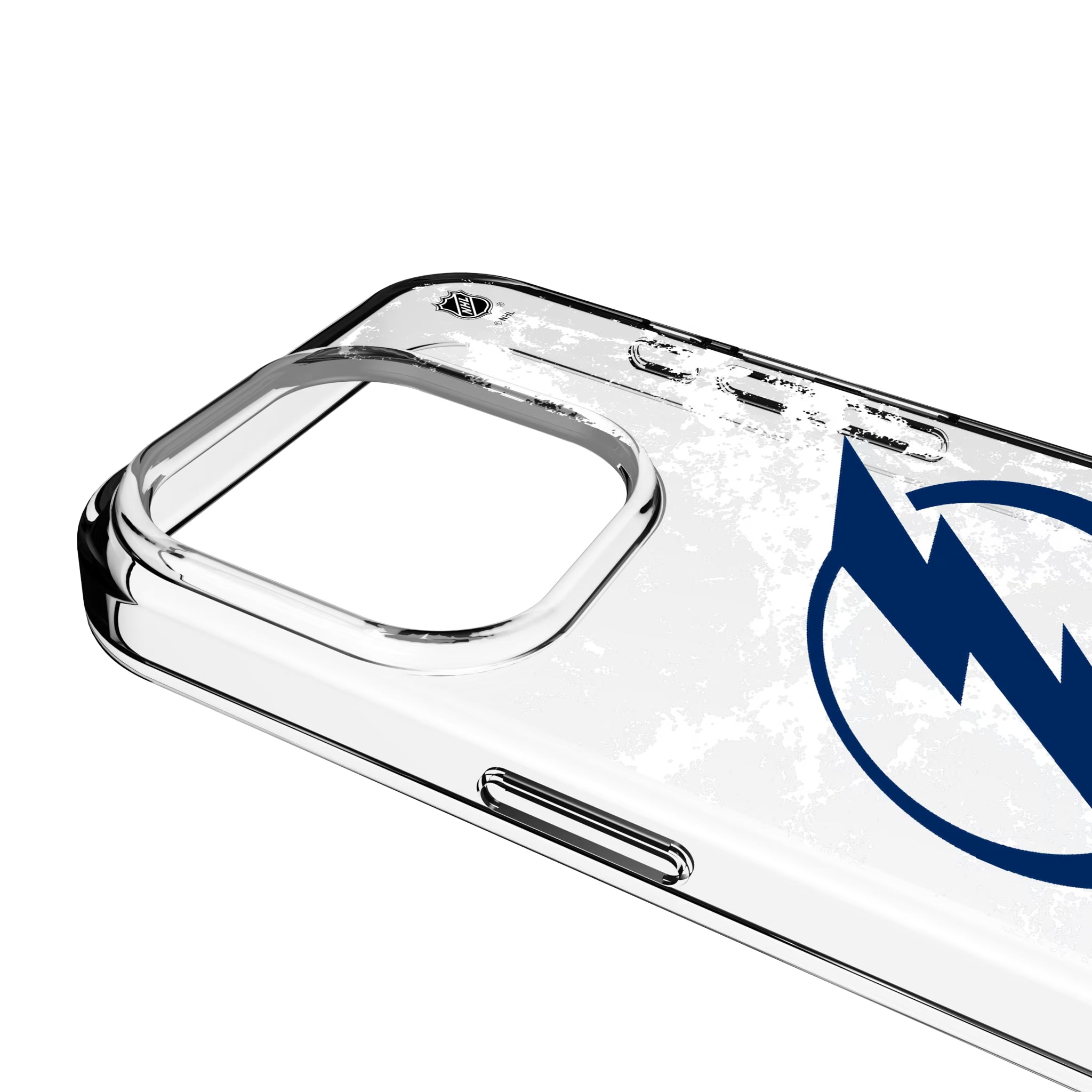 Tampa Bay Lightning Ice Stripe iPhone Clear Phone Case for Apple iPhone - Detail