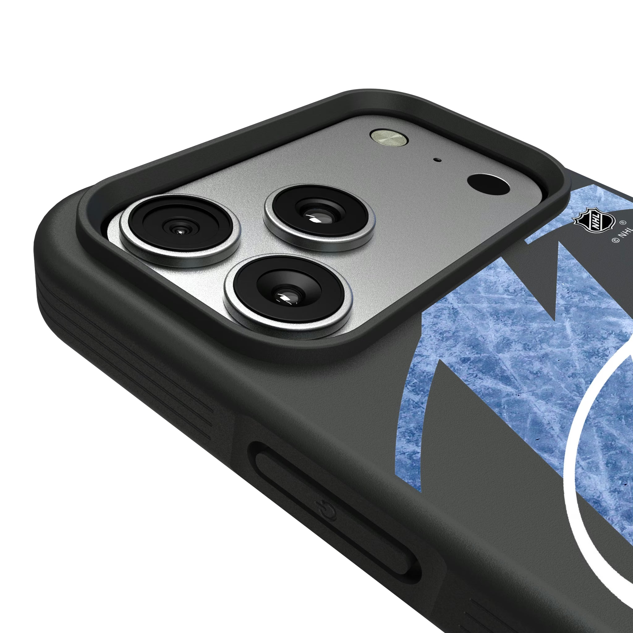 Tampa Bay Lightning Ice Tilt iPhone Bump Phone Case for Apple iPhone - Detail#Device_iPhone 17 Pro Max