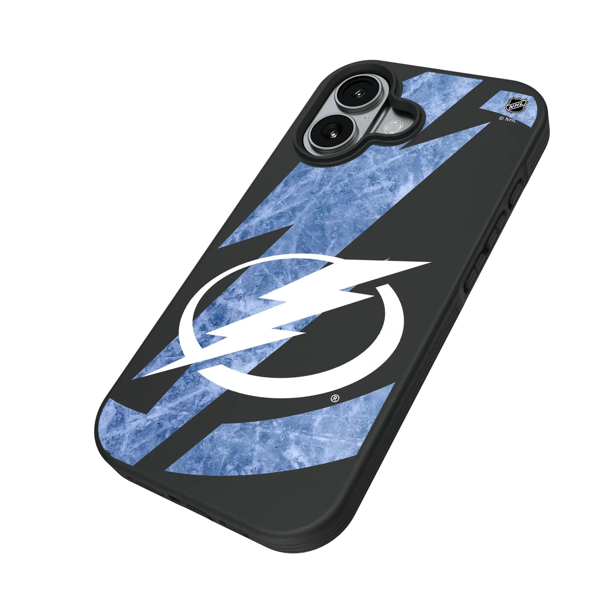 Tampa Bay Lightning Ice Tilt iPhone Bump Phone Case for Apple iPhone - Isometric View#Device_iPhone 17