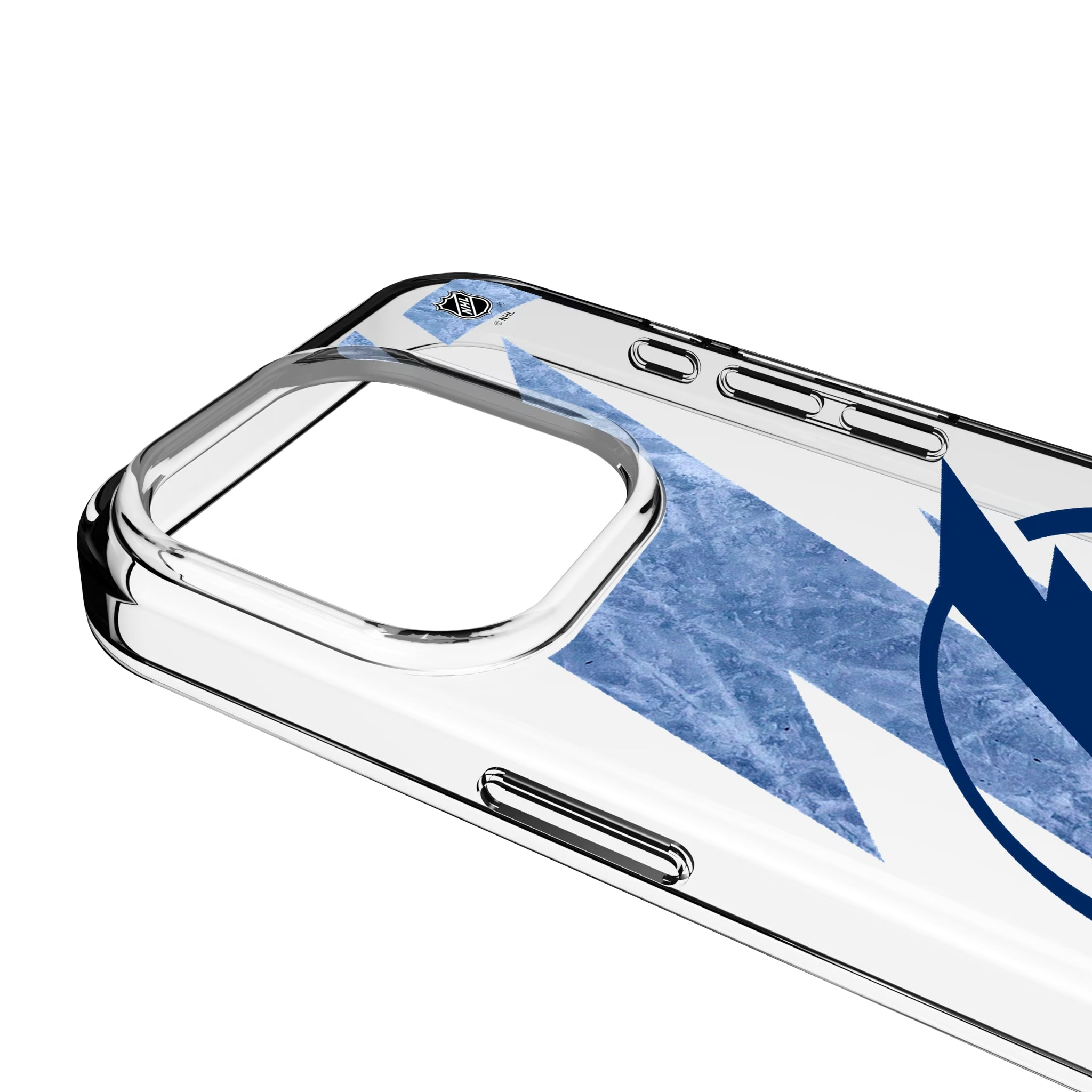 Tampa Bay Lightning Ice Tilt iPhone Clear Phone Case for Apple iPhone - Detail