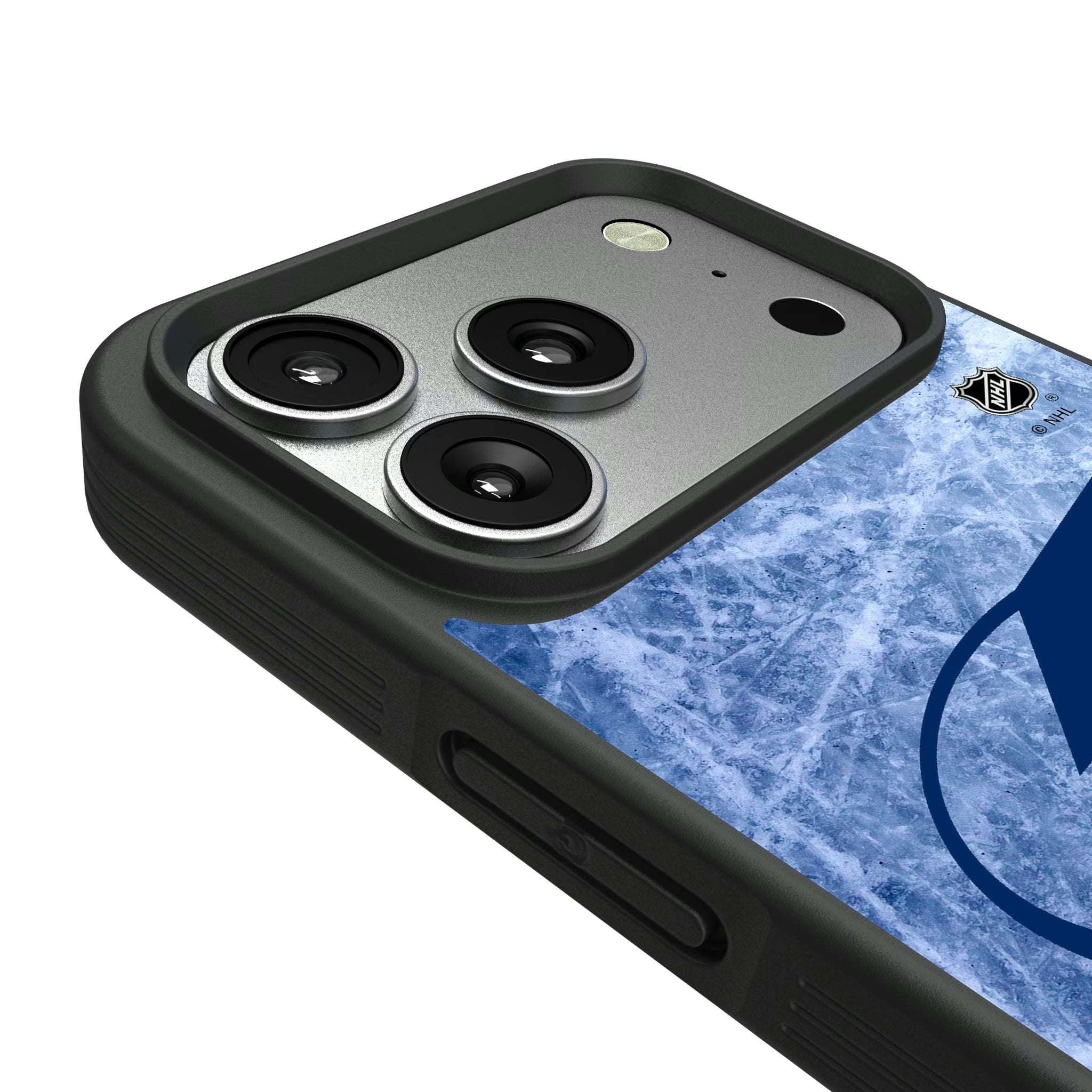 Tampa Bay Lightning Ice Wordmark iPhone Bump Phone Case for Apple iPhone - Detail#Device_iPhone 17 Pro