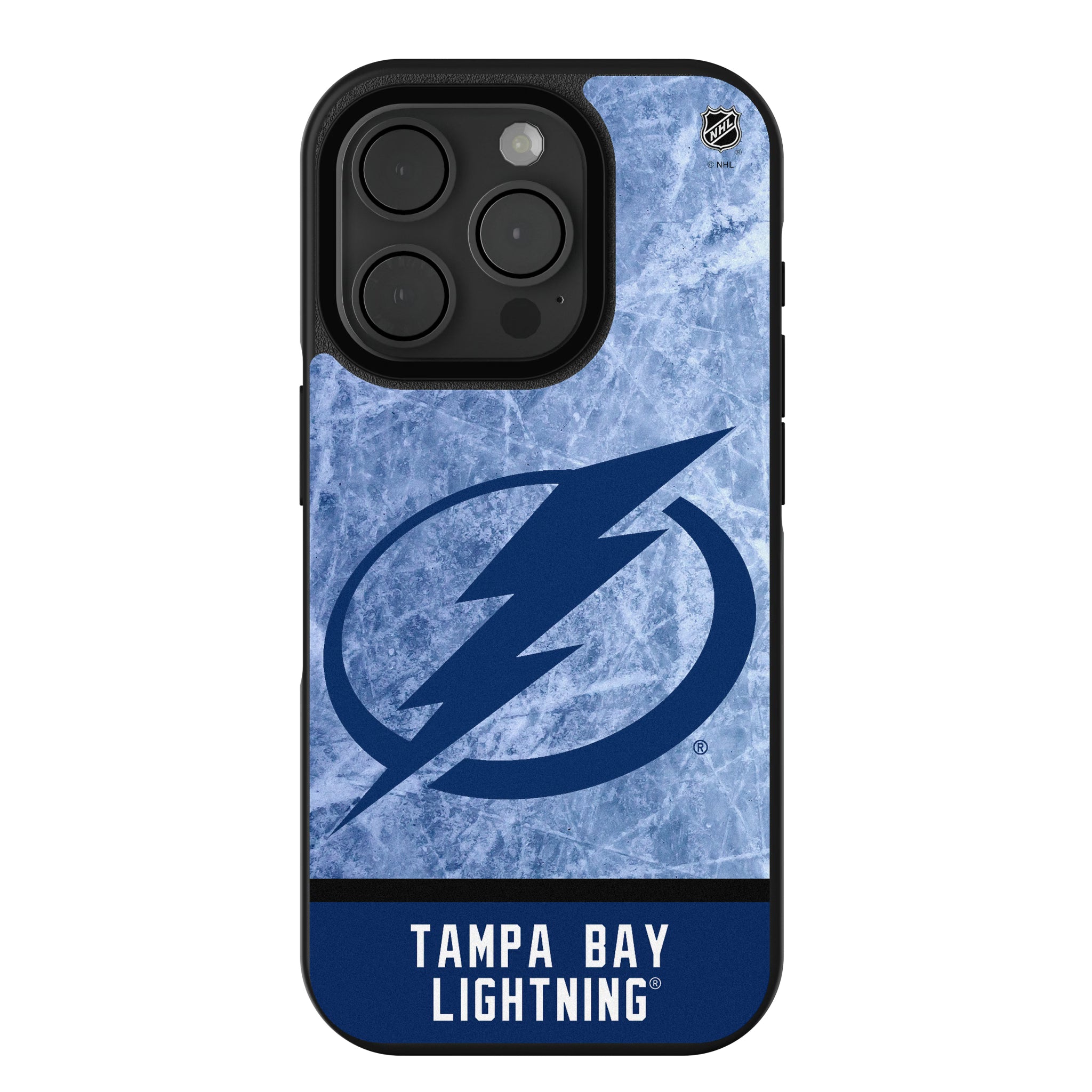 Tampa Bay Lightning Ice Wordmark iPhone Bump Phone Case for Apple iPhone
