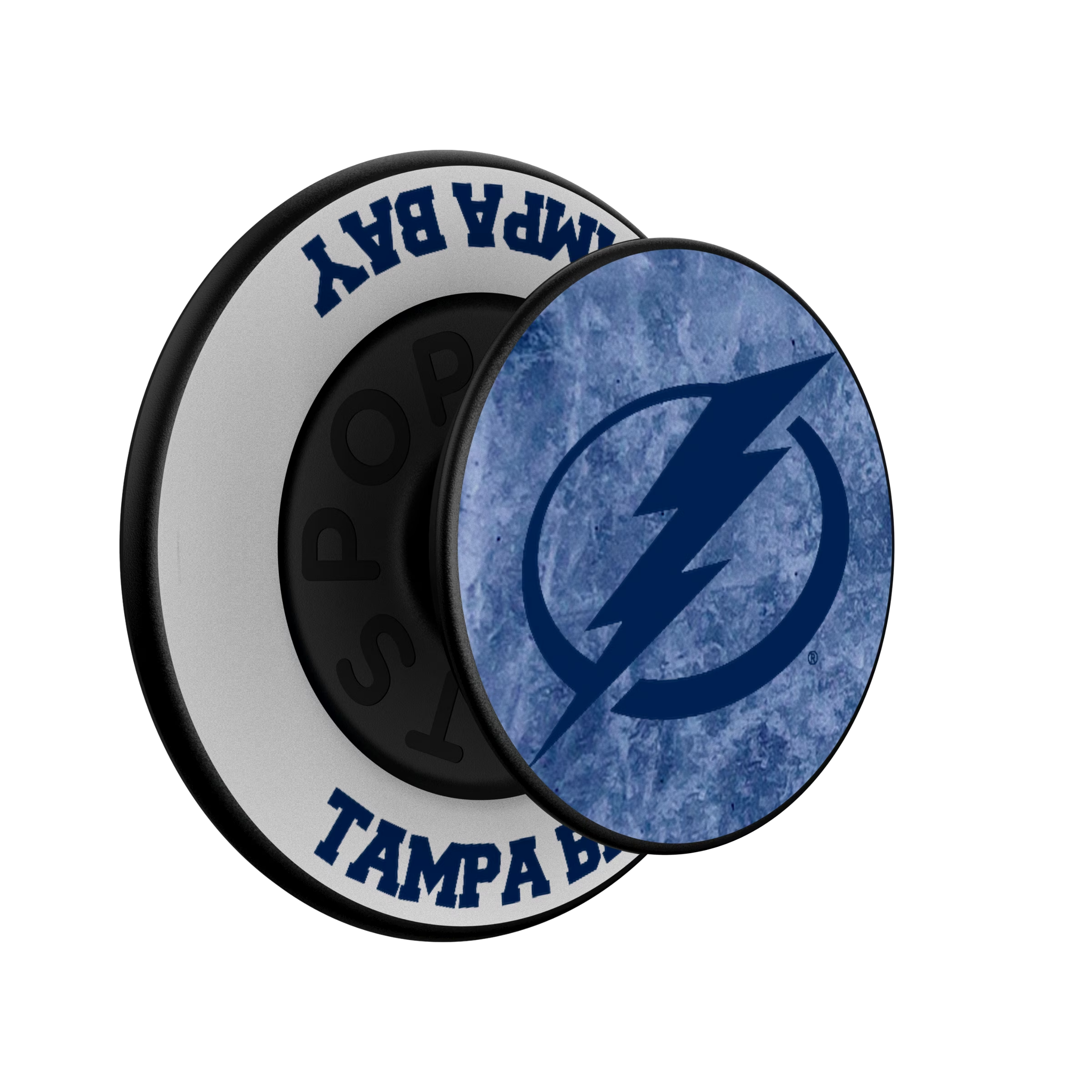 Tampa Bay Lightning Ice Wordmark Popsockets Round Magnetic