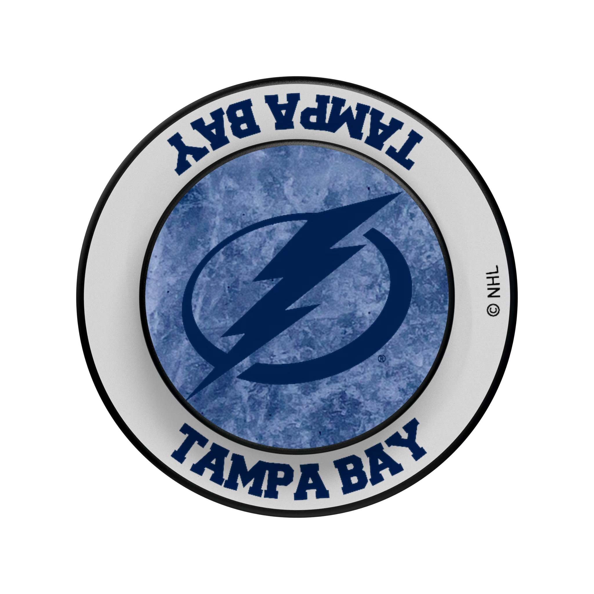 Tampa Bay Lightning Ice Wordmark Popsockets Round Magnetic