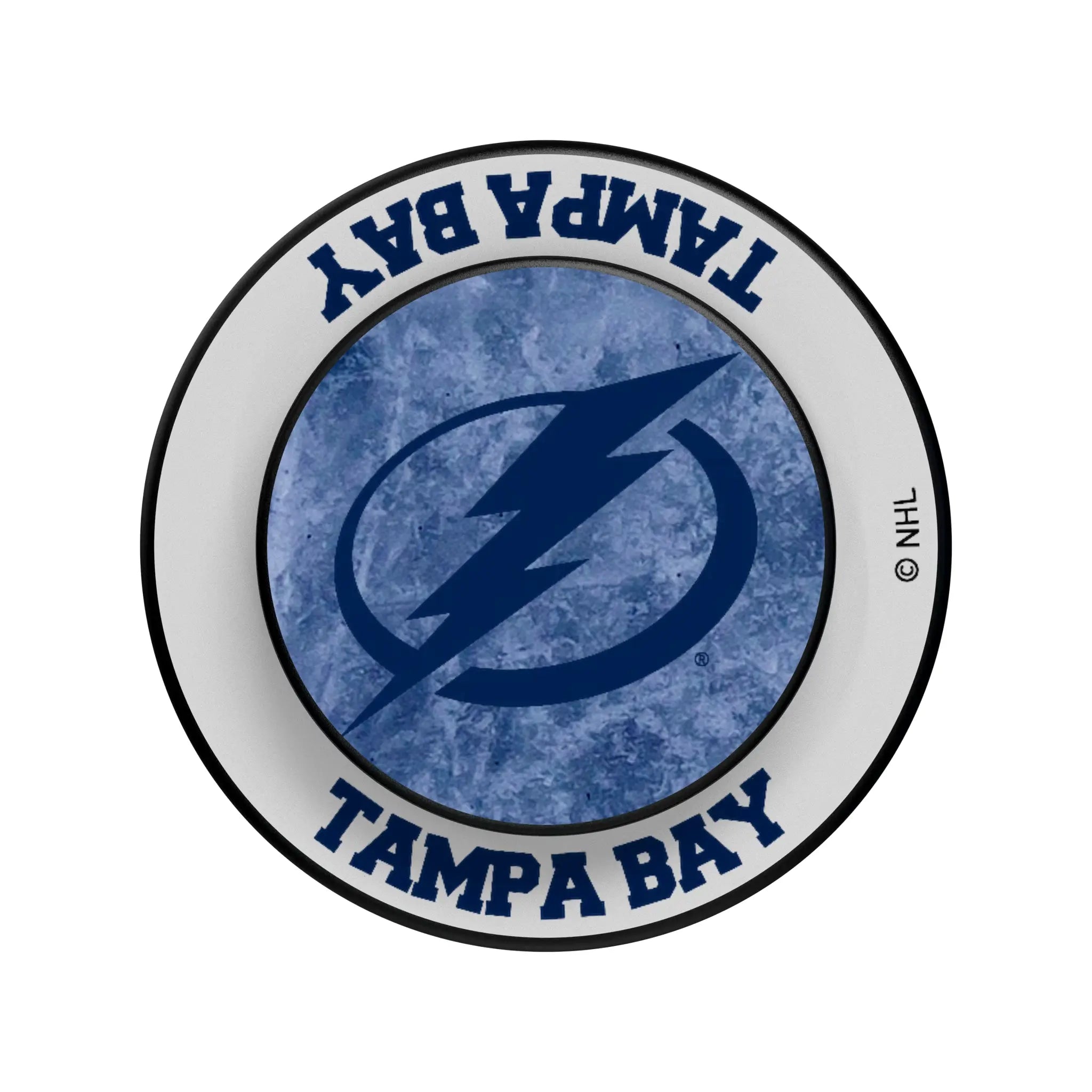 Tampa Bay Lightning Ice Wordmark Popsockets Round Magnetic