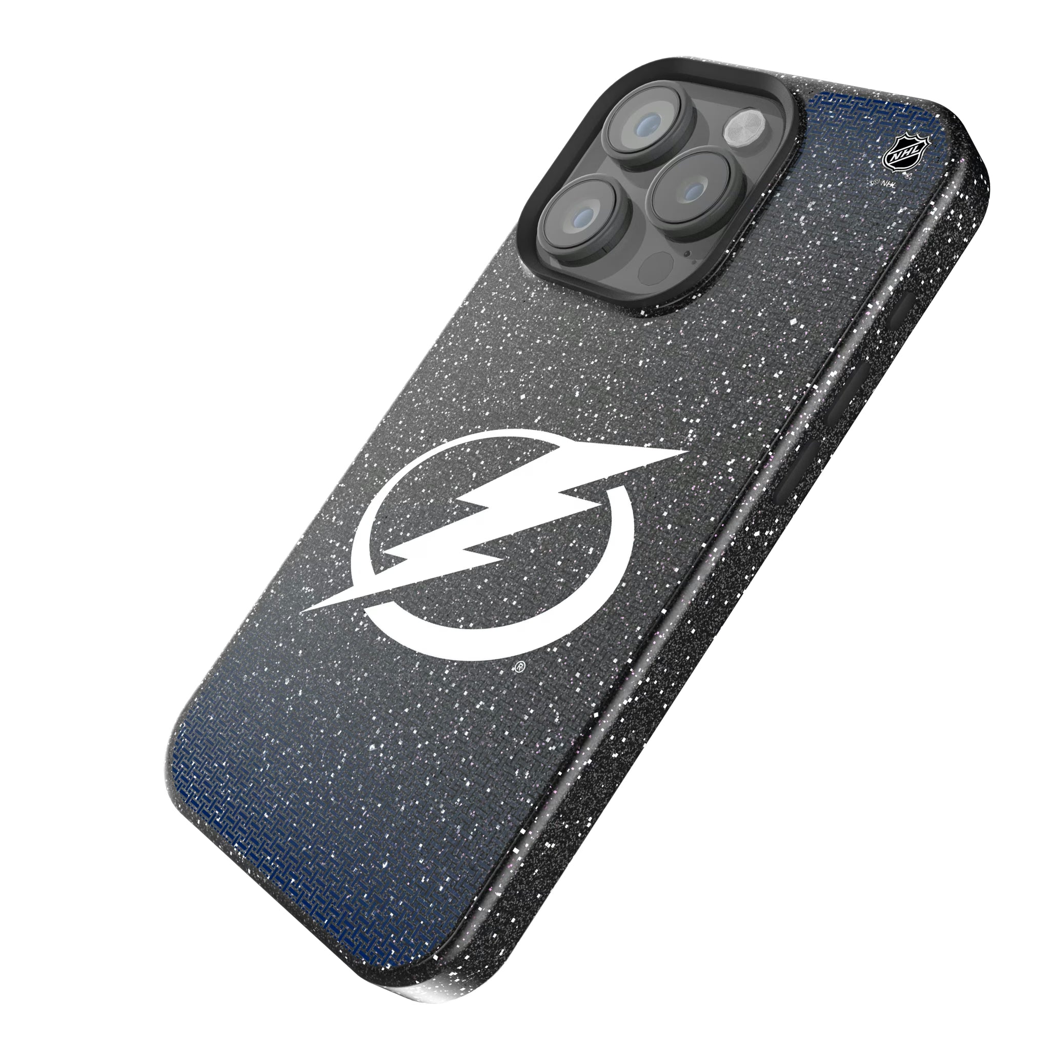 Tampa Bay Lightning Linen iPhone Bling Phone Case for Apple iPhone - Isometric View