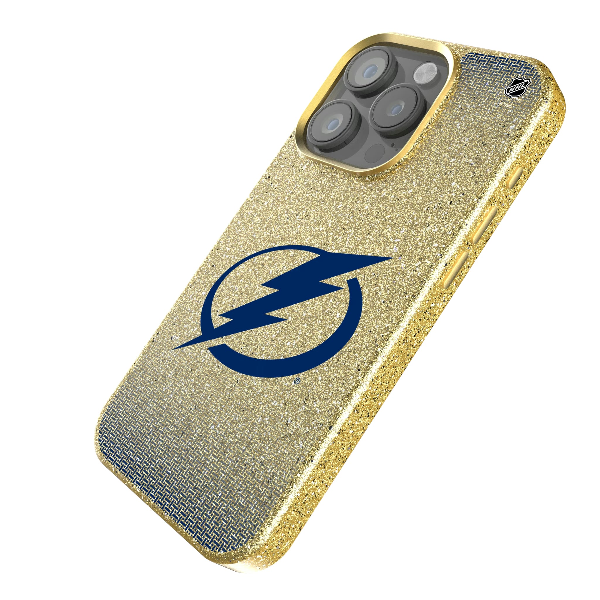 Tampa Bay Lightning Linen iPhone Bling Phone Case for Apple iPhone - Isometric View