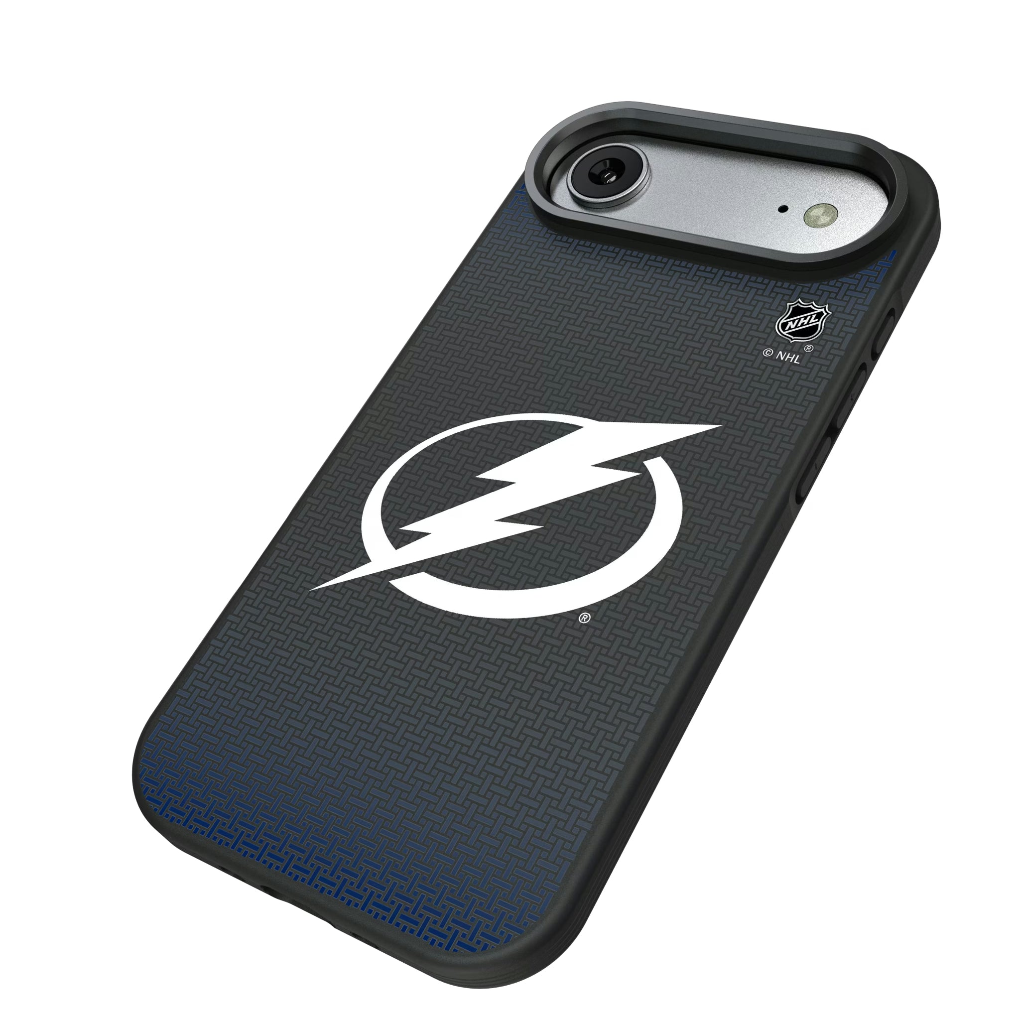 Tampa Bay Lightning Linen iPhone Bump Phone Case for Apple iPhone - Isometric View#Device_iPhone Air