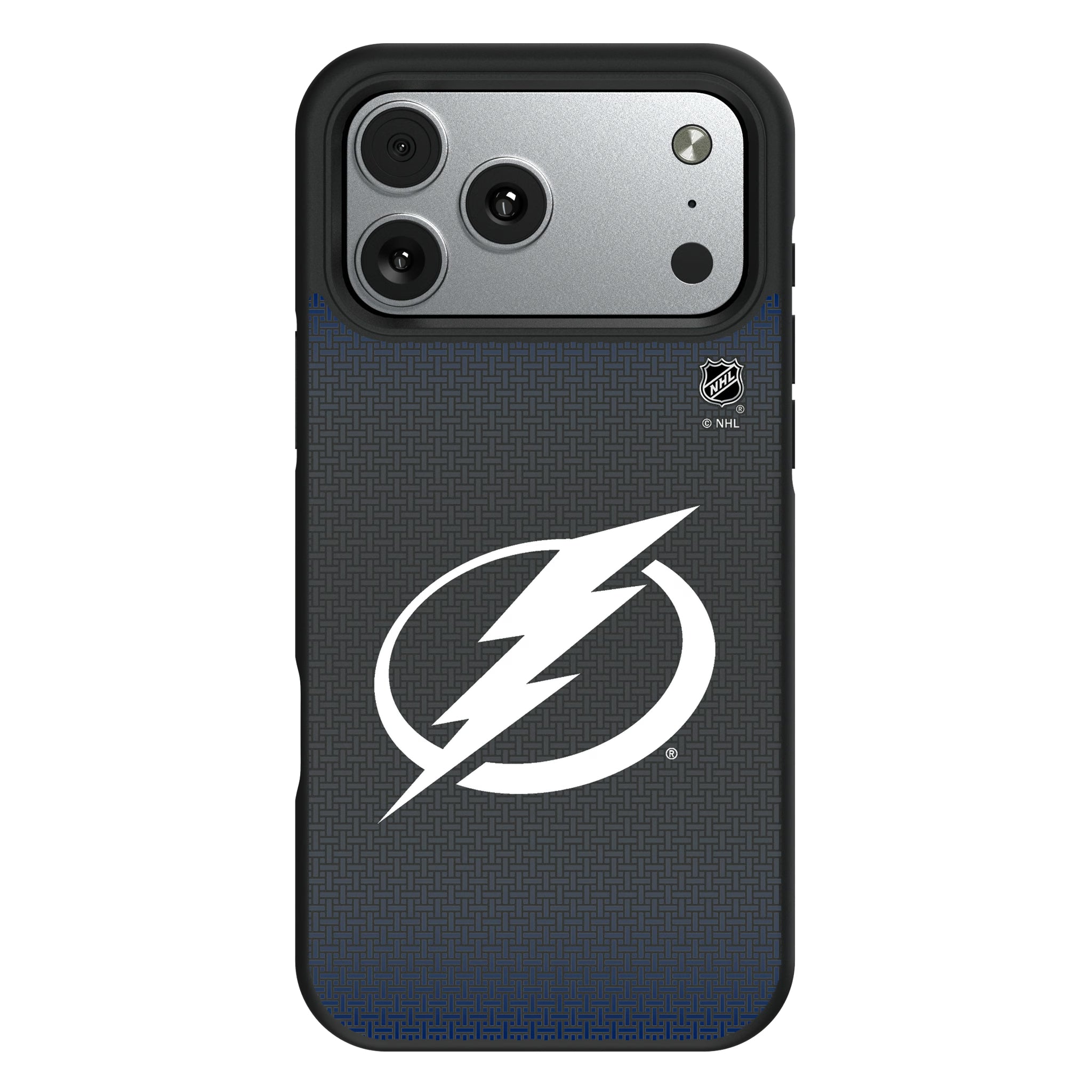 Tampa Bay Lightning Linen iPhone Bump Phone Case for Apple iPhone#Device_iPhone 17 Pro Max