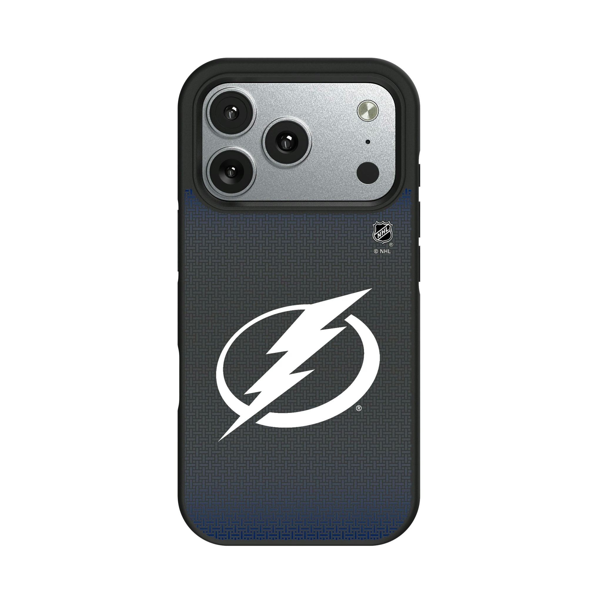 Tampa Bay Lightning Linen iPhone Bump Phone Case for Apple iPhone#Device_iPhone 17 Pro