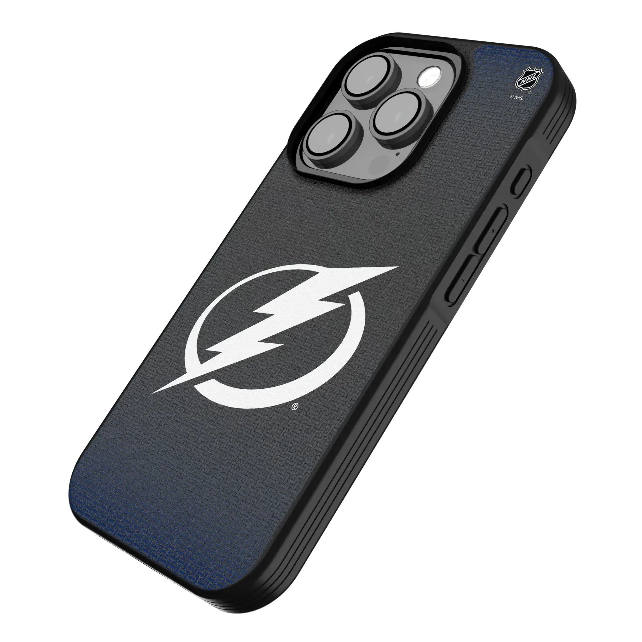 Tampa Bay Lightning Linen iPhone Bump Phone Case for Apple iPhone - Isometric View