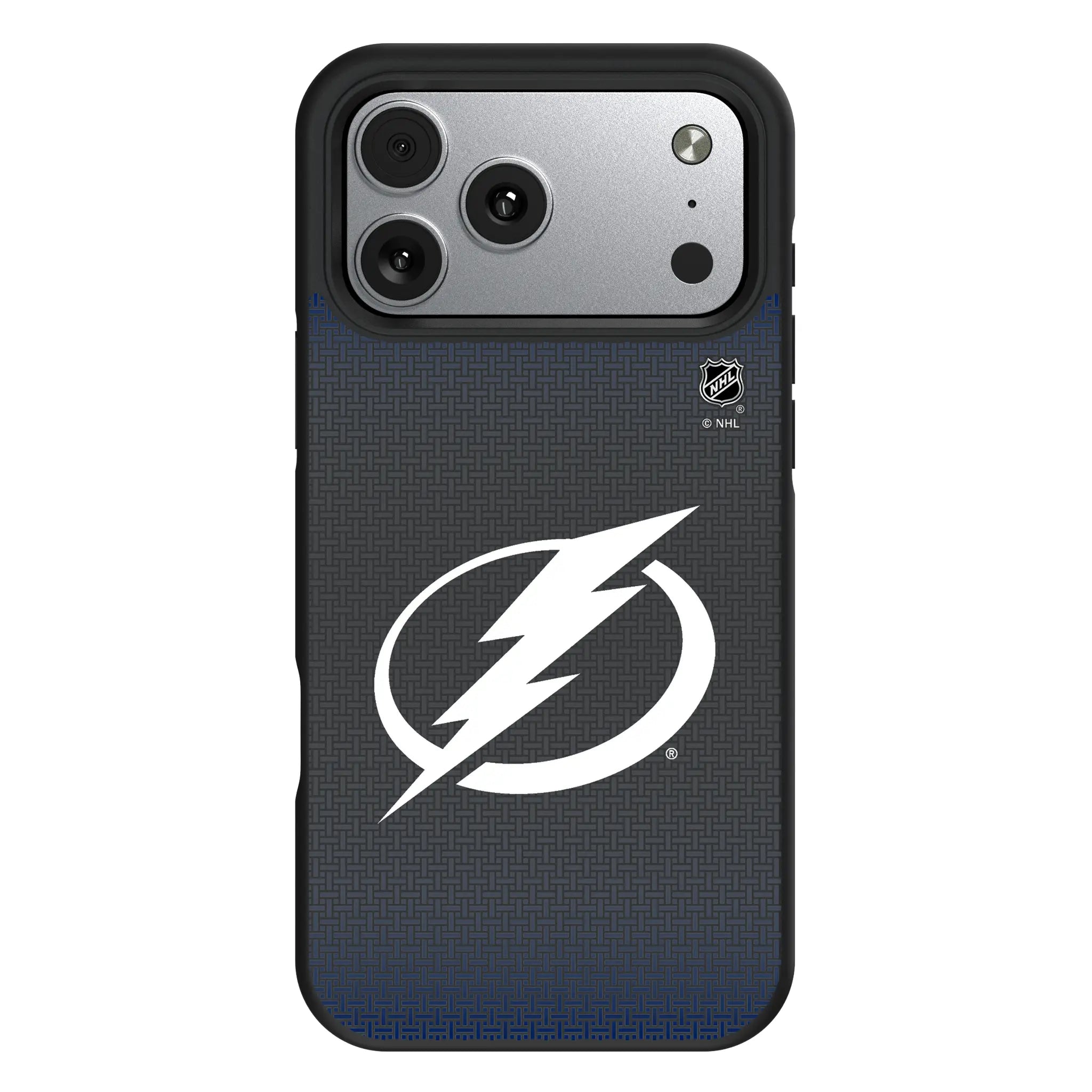 Tampa Bay Lightning Linen iPhone Bump Phone Case for Apple iPhone#Device_iPhone 17 Pro Max