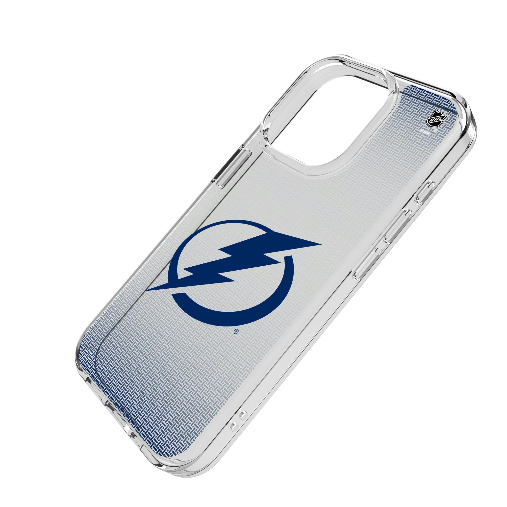 Tampa Bay Lightning Linen iPhone Clear Phone Case for Apple iPhone - Isometric View