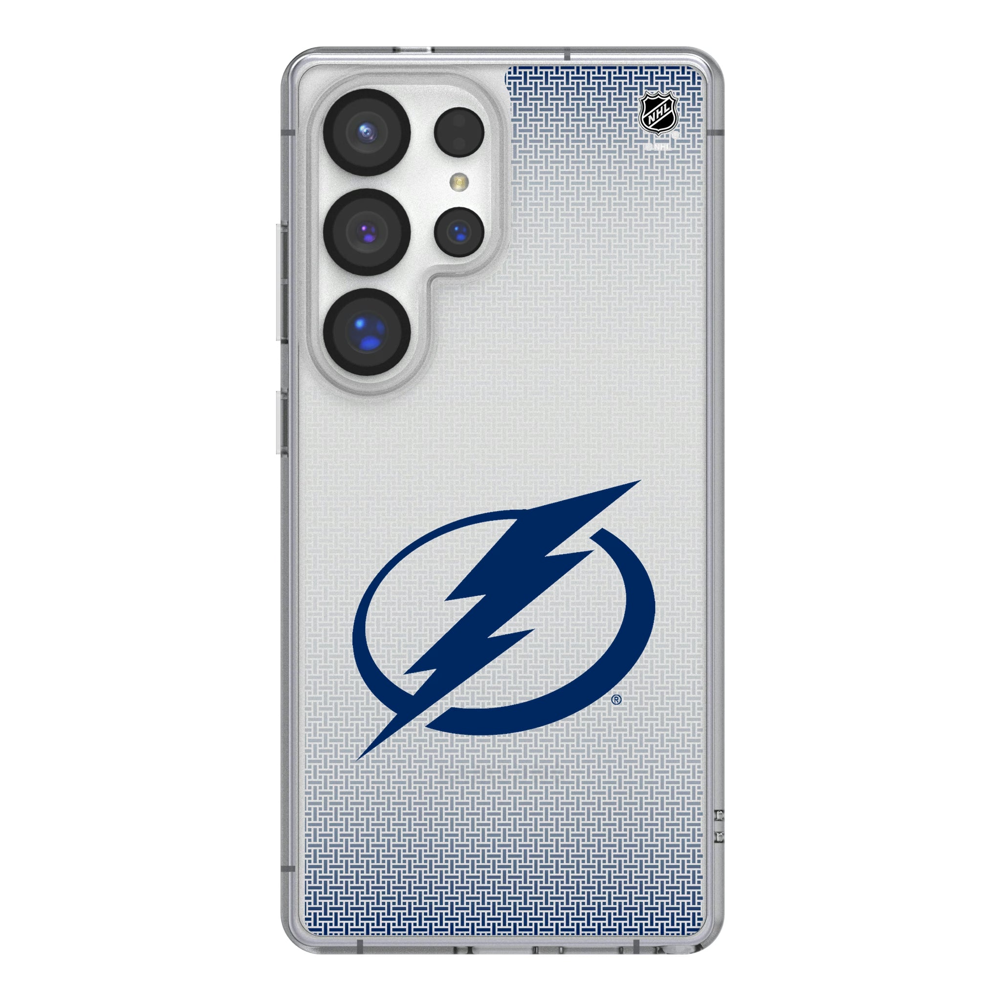 Tampa Bay Lightning Linen Galaxy Clear Phone Case for Samsung Galaxy