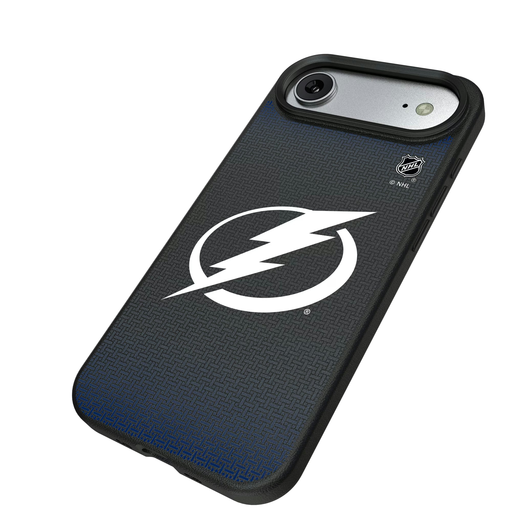 Tampa Bay Lightning Linen iPhone MagSafe Compatible Phone Case for Apple iPhone - Isometric View#Device_iPhone Air