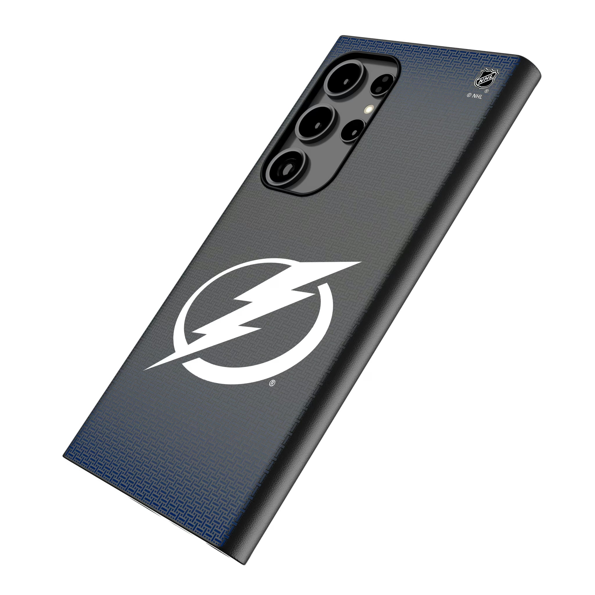 Tampa Bay Lightning Linen Galaxy MagSafe Compatible Phone Case for Samsung Galaxy - Isometric View