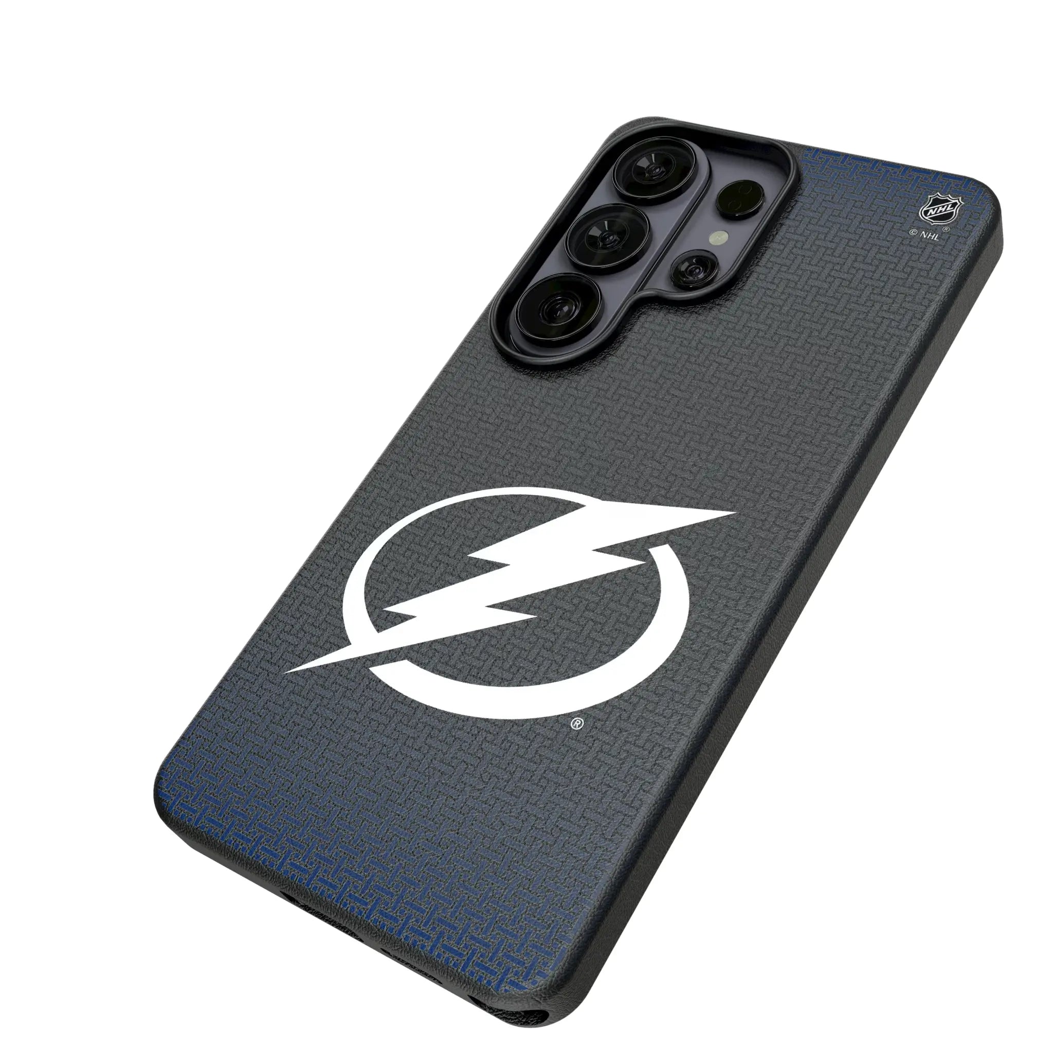 Tampa Bay Lightning Linen Galaxy MagSafe Compatible Phone Case for Samsung Galaxy - Isometric View#Device_Galaxy S26 Ultra