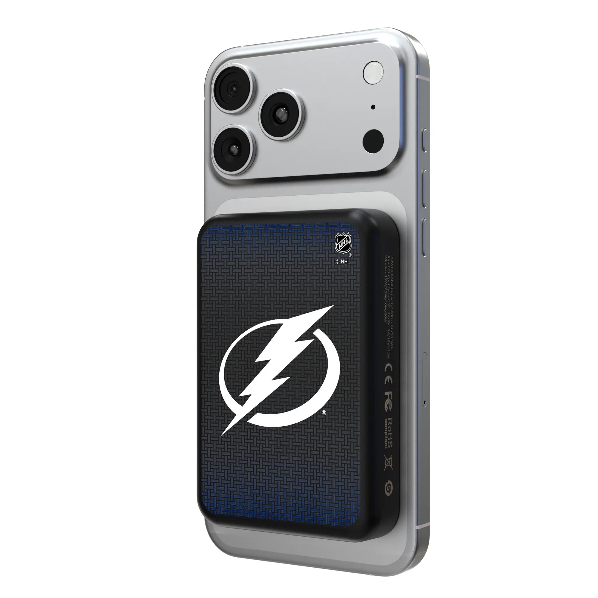 Tampa Bay Lightning Linen Wireless Mag Power Bank