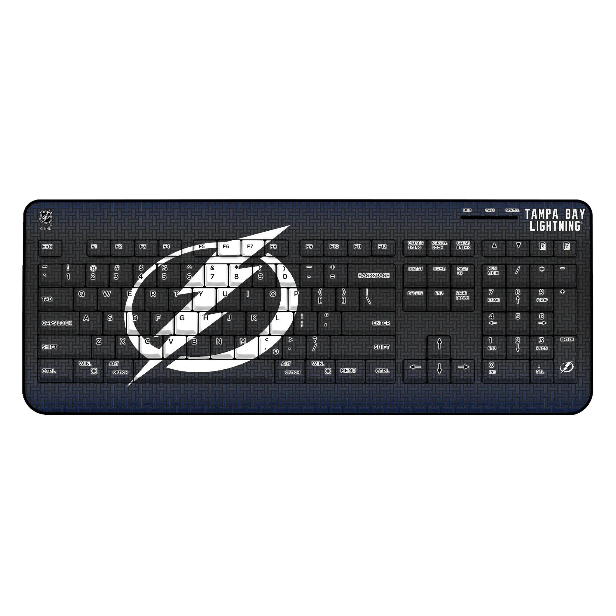 Tampa Bay Lightning Linen Wireless USB Keyboard