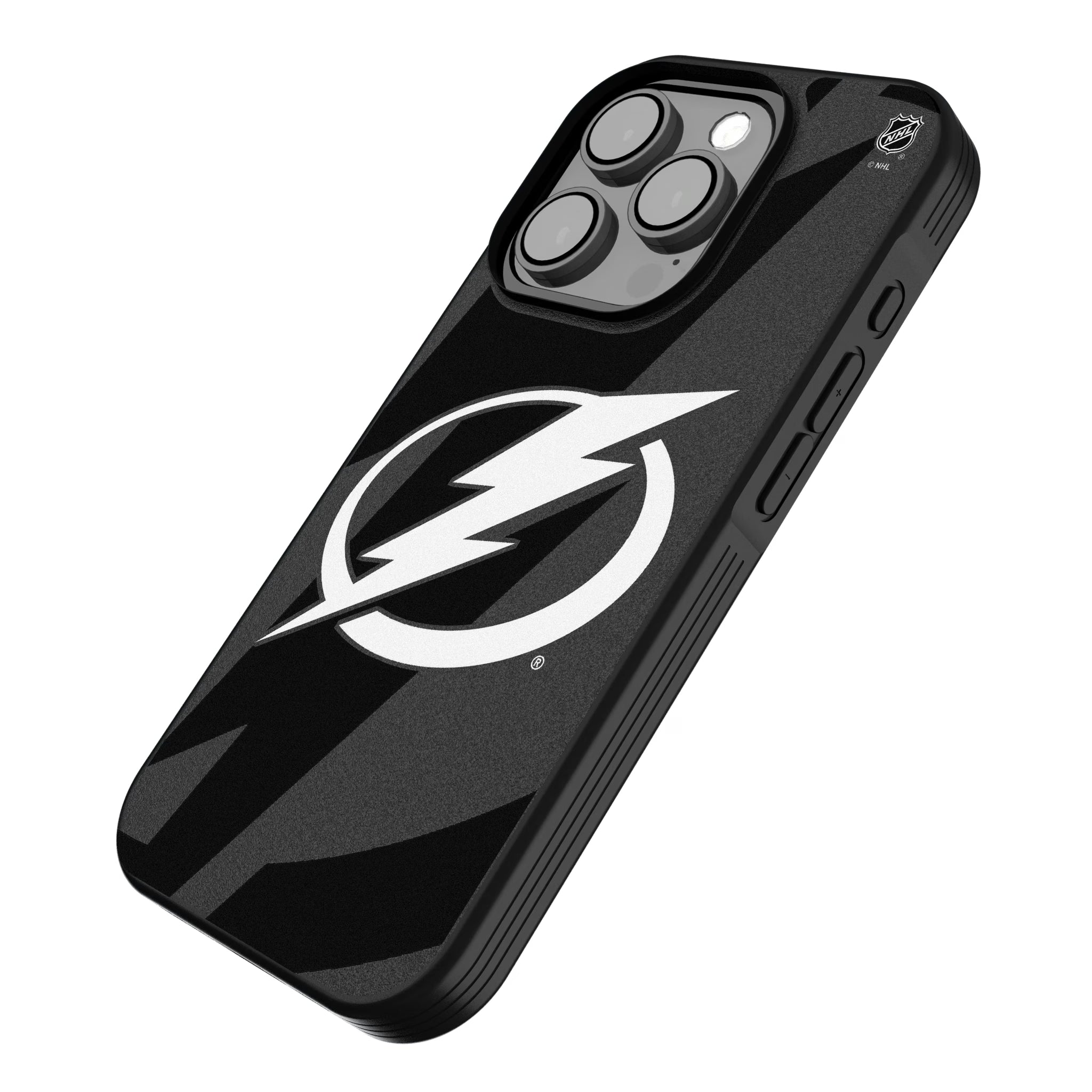 Tampa Bay Lightning Monocolor Tilt iPhone Bump Phone Case for Apple iPhone - Isometric View