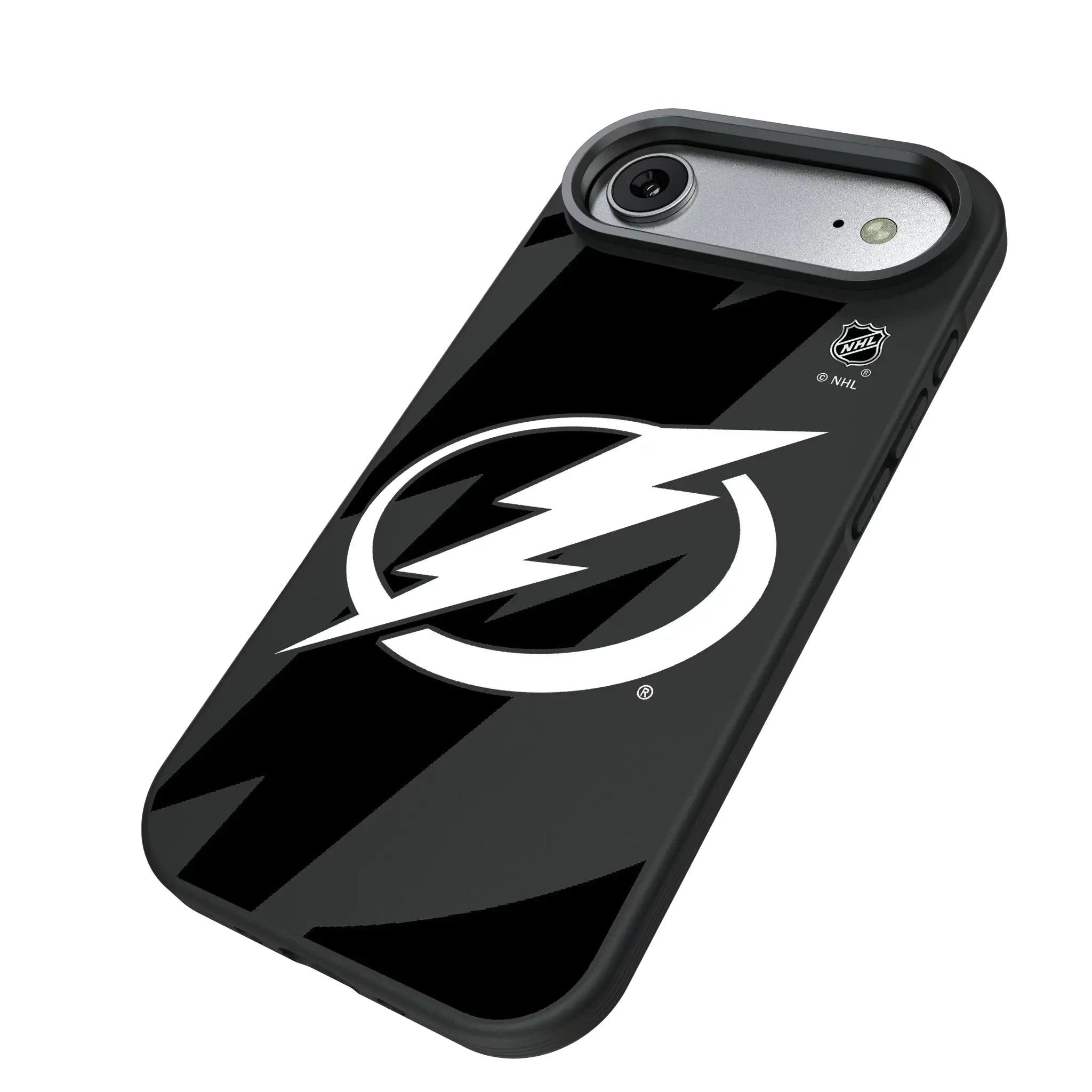 Tampa Bay Lightning Monocolor Tilt iPhone Bump Phone Case for Apple iPhone - Isometric View#Device_iPhone Air