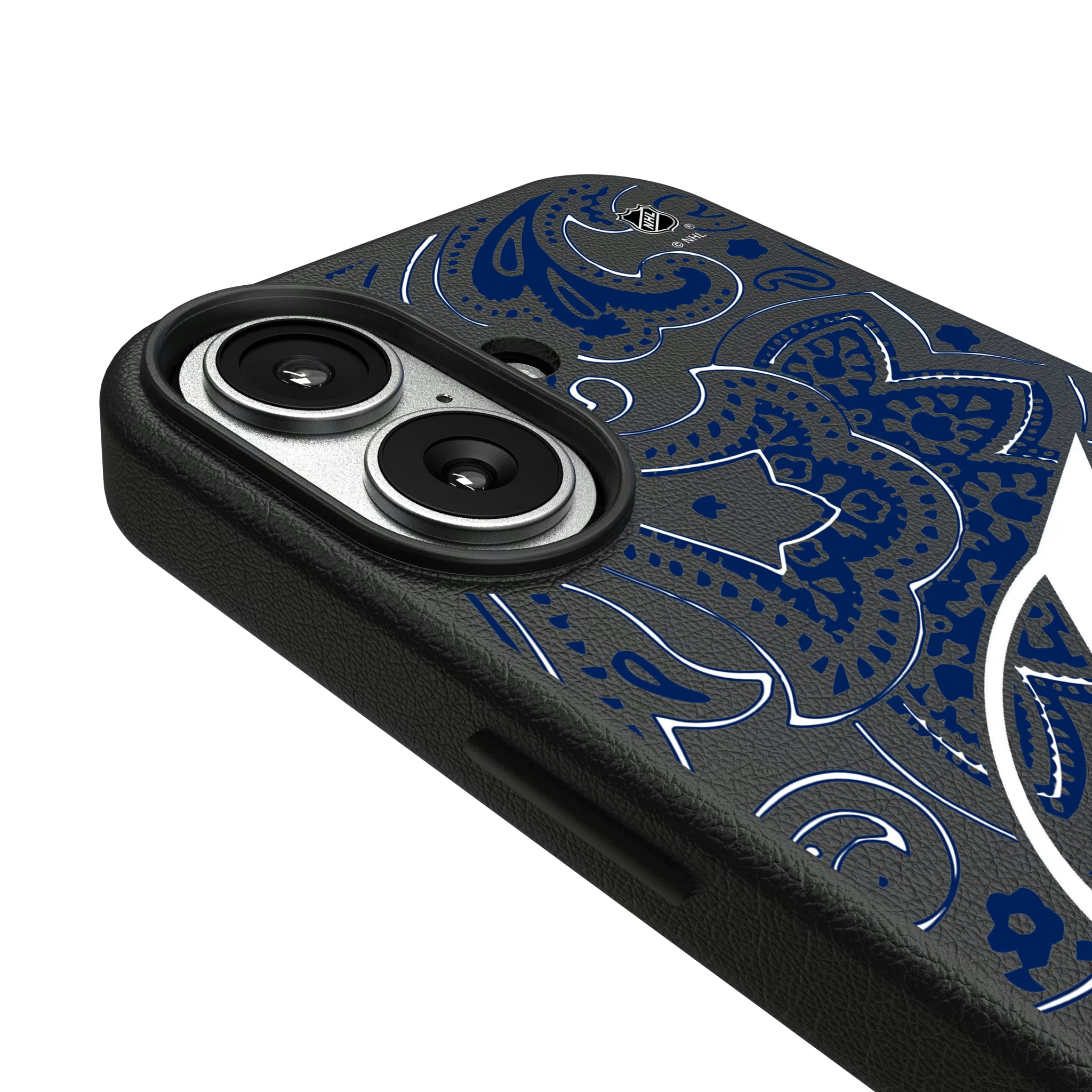 Tampa Bay Lightning Paisley iPhone MagSafe Compatible Phone Case for Apple iPhone - Detail#Device_iPhone 17