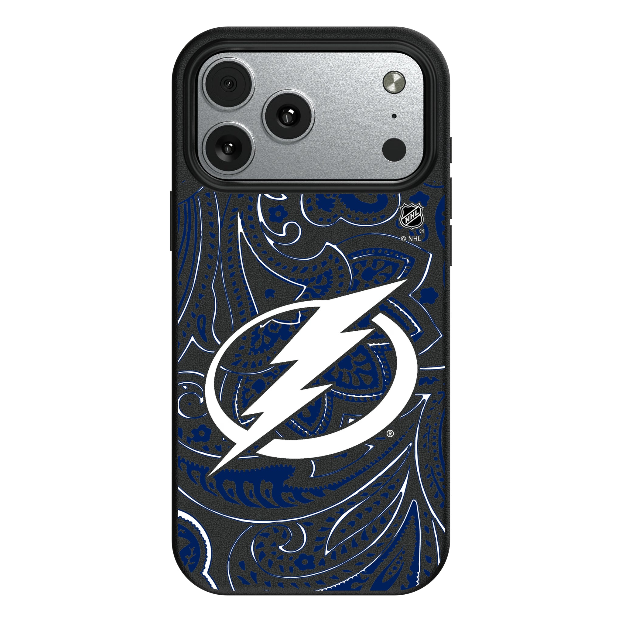 Tampa Bay Lightning Paisley iPhone MagSafe Compatible Phone Case for Apple iPhone#Device_iPhone 17 Pro Max