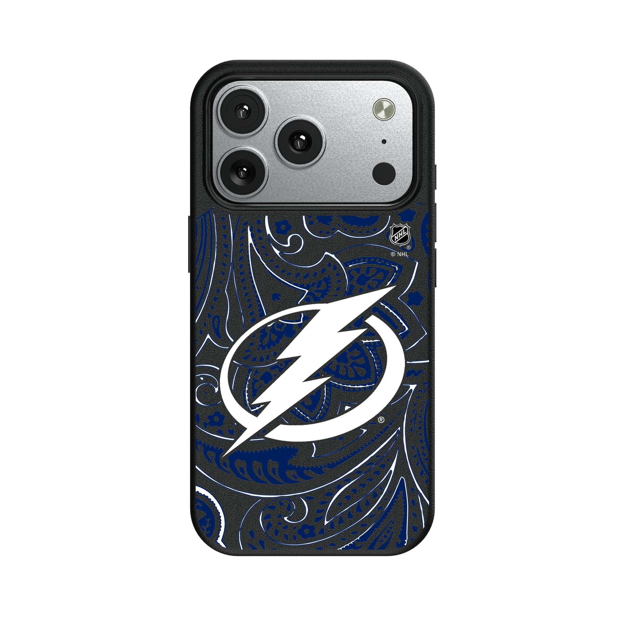 Tampa Bay Lightning Paisley iPhone MagSafe Compatible Phone Case for Apple iPhone#Device_iPhone 17 Pro