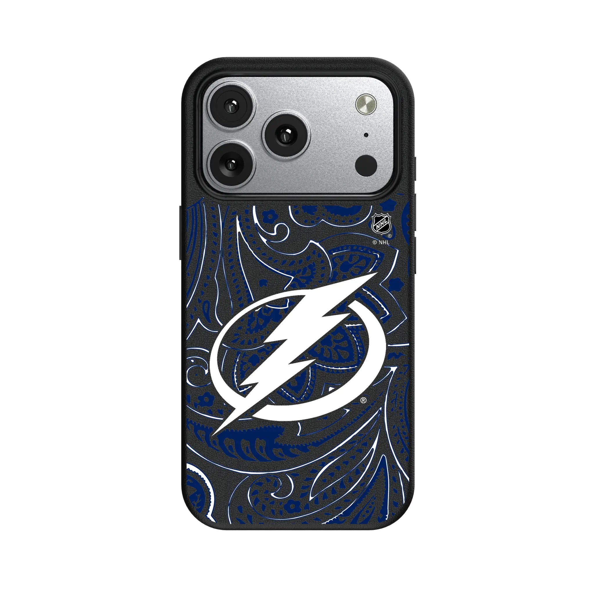 Tampa Bay Lightning Paisley iPhone MagSafe Compatible Phone Case for Apple iPhone#Device_iPhone 17 Pro