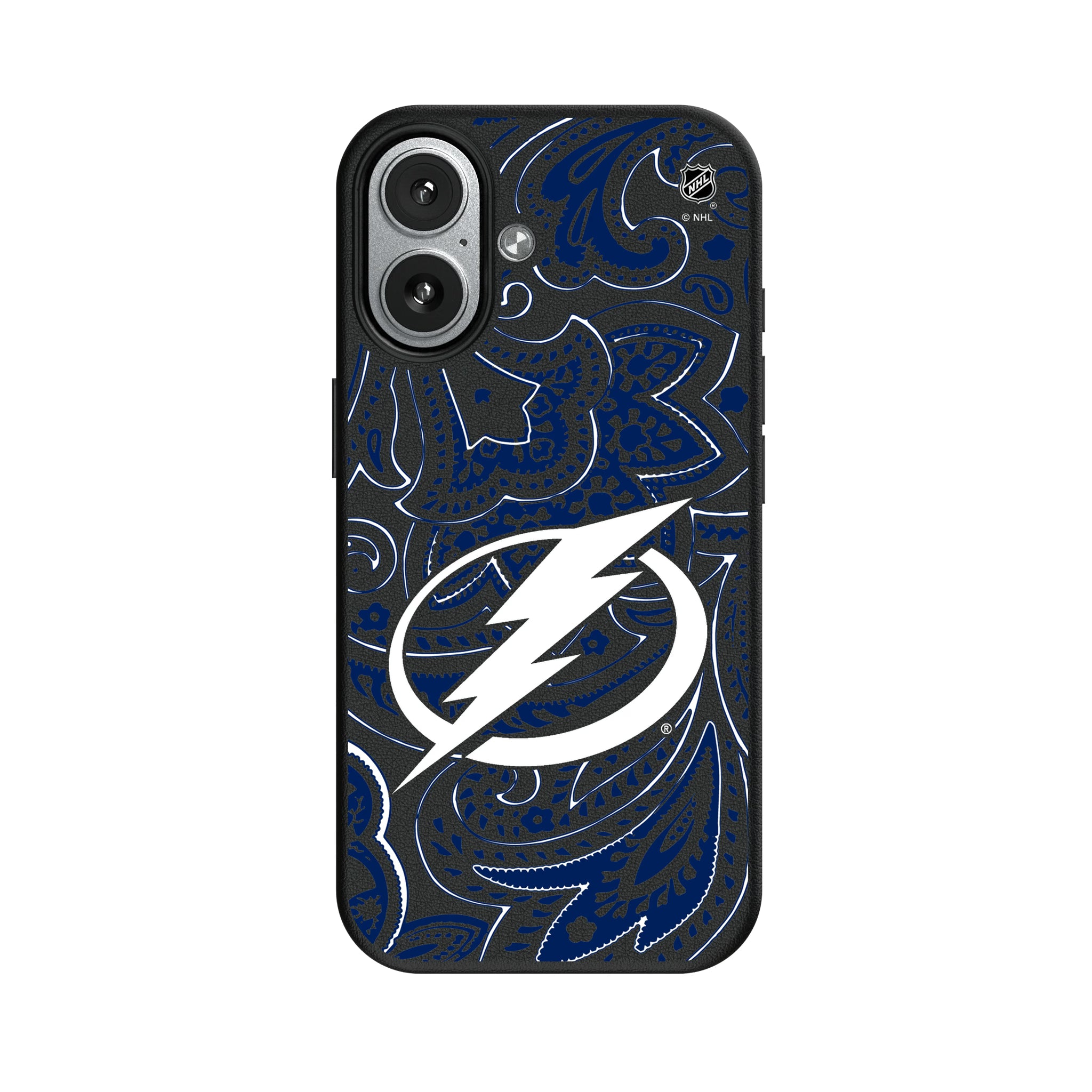 Tampa Bay Lightning Paisley iPhone MagSafe Compatible Phone Case for Apple iPhone#Device_iPhone 17