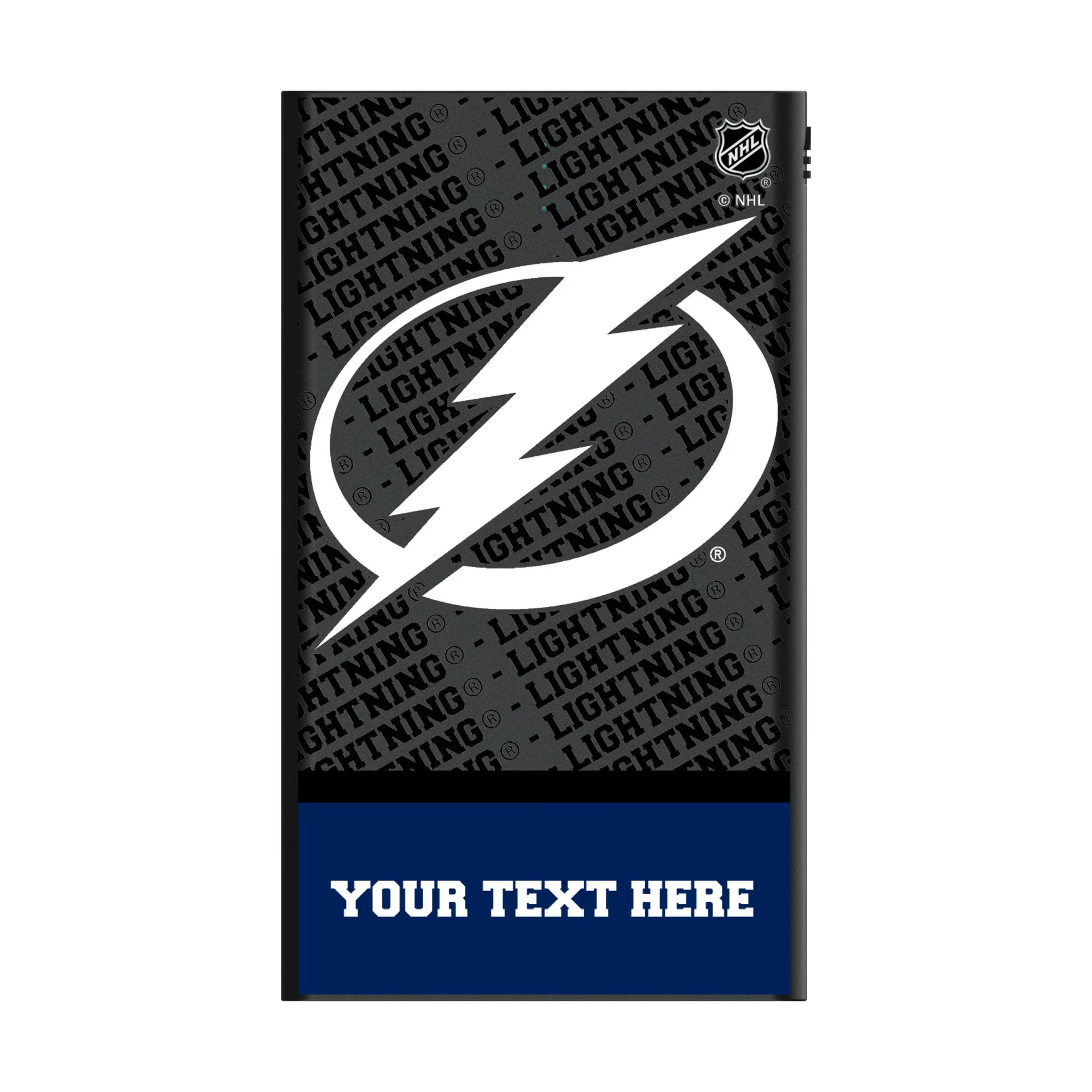 Tampa Bay Lightning Personalized EndZone Plus 5000mAh Flat Powerbank
