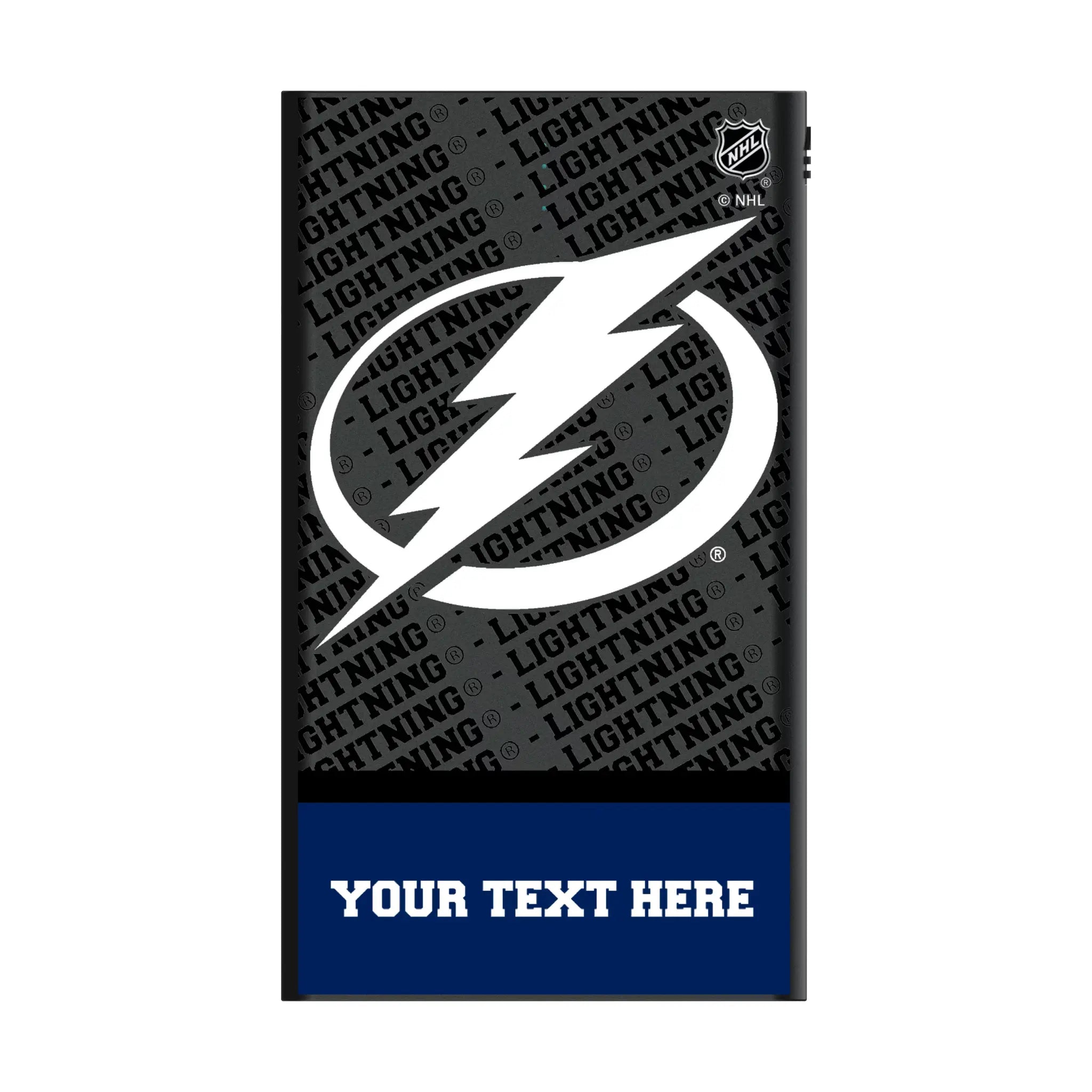 Tampa Bay Lightning Personalized EndZone Plus 5000mAh Flat Power Bank