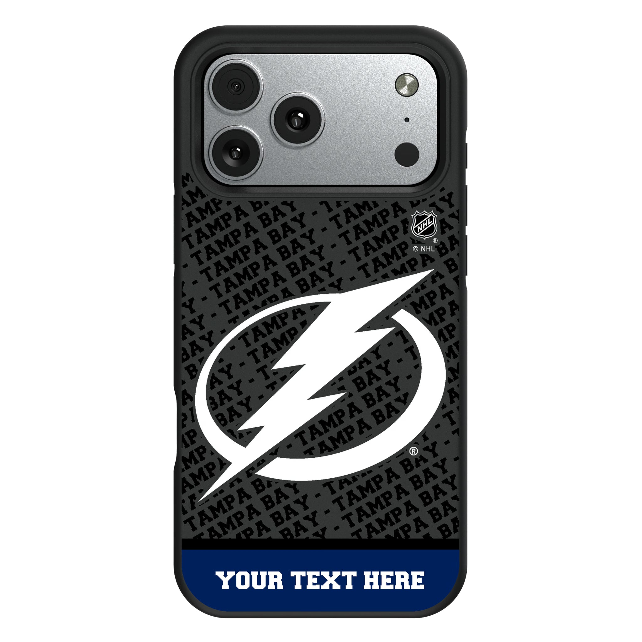 Tampa Bay Lightning Personalized EndZone Plus iPhone Bump Phone Case for Apple iPhone#Device_iPhone 17 Pro Max