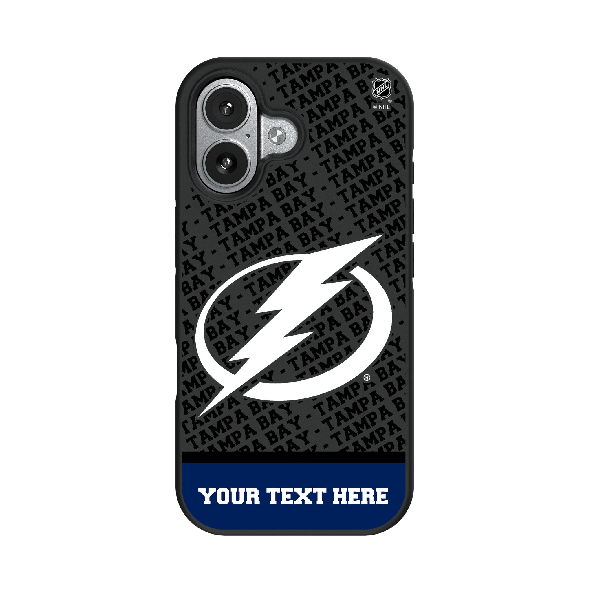 Tampa Bay Lightning Personalized EndZone Plus iPhone Bump Phone Case for Apple iPhone#Device_iPhone 17
