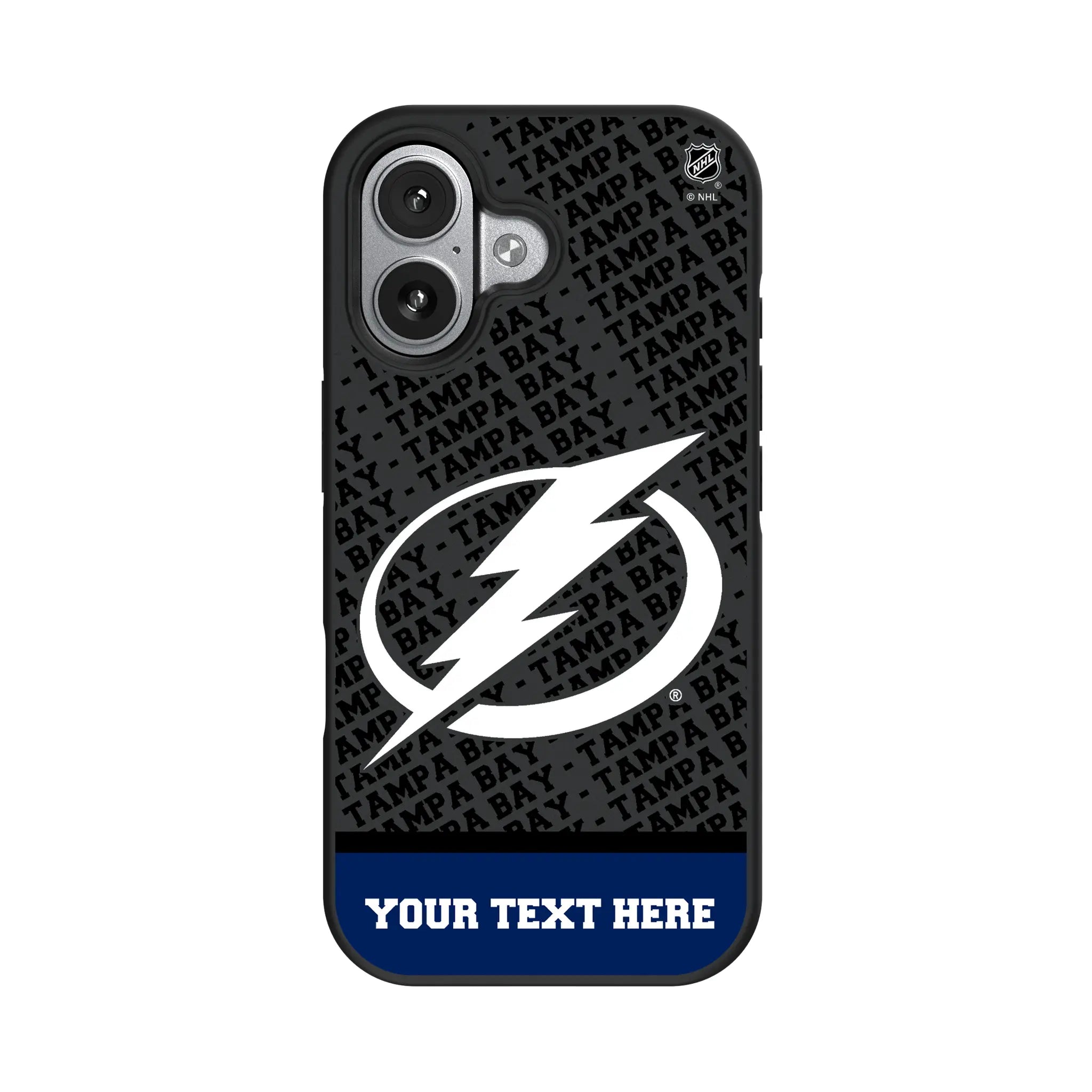 Tampa Bay Lightning Personalized EndZone Plus iPhone Bump Phone Case for Apple iPhone#Device_iPhone 17