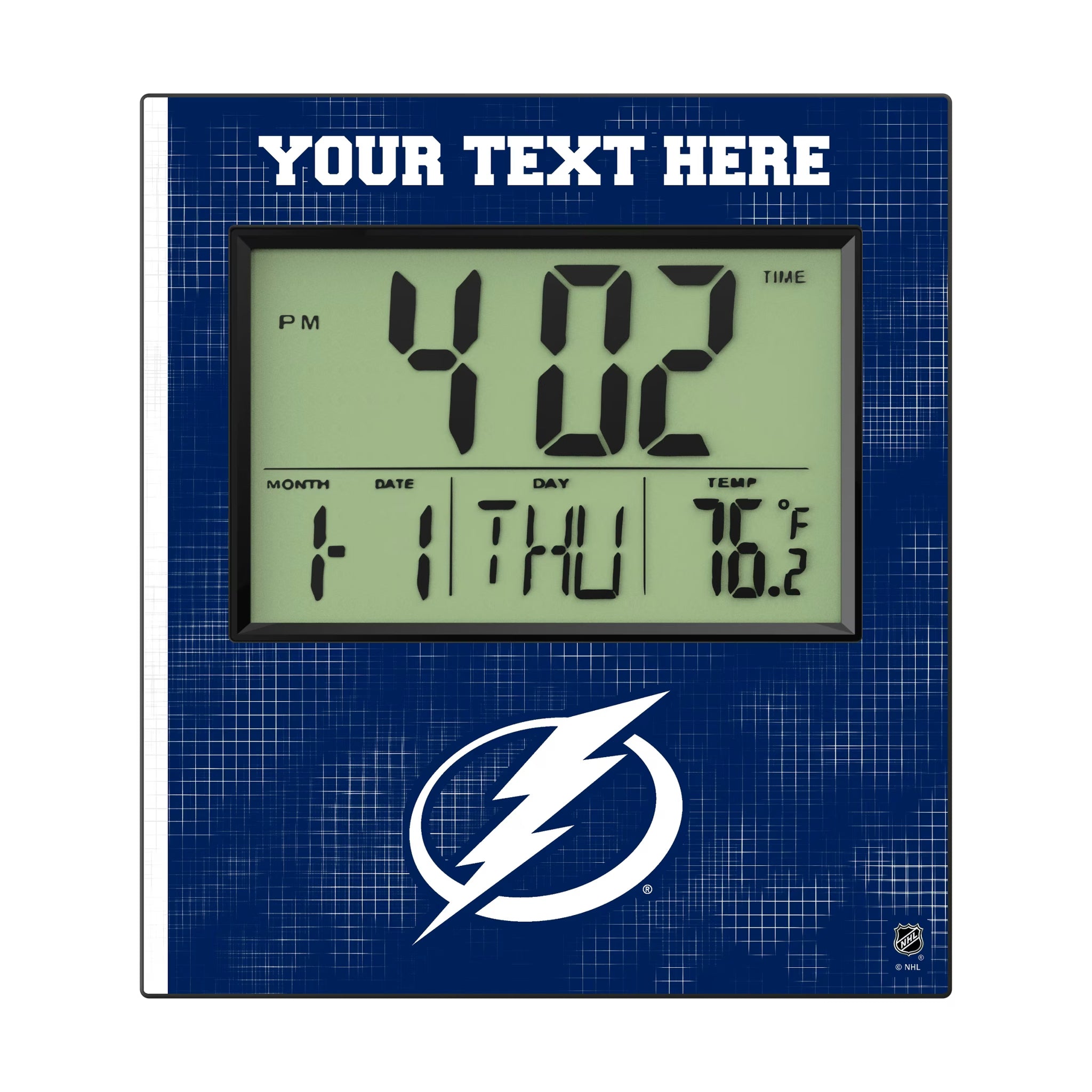Tampa Bay Lightning Personalized Hatch Wall Clock