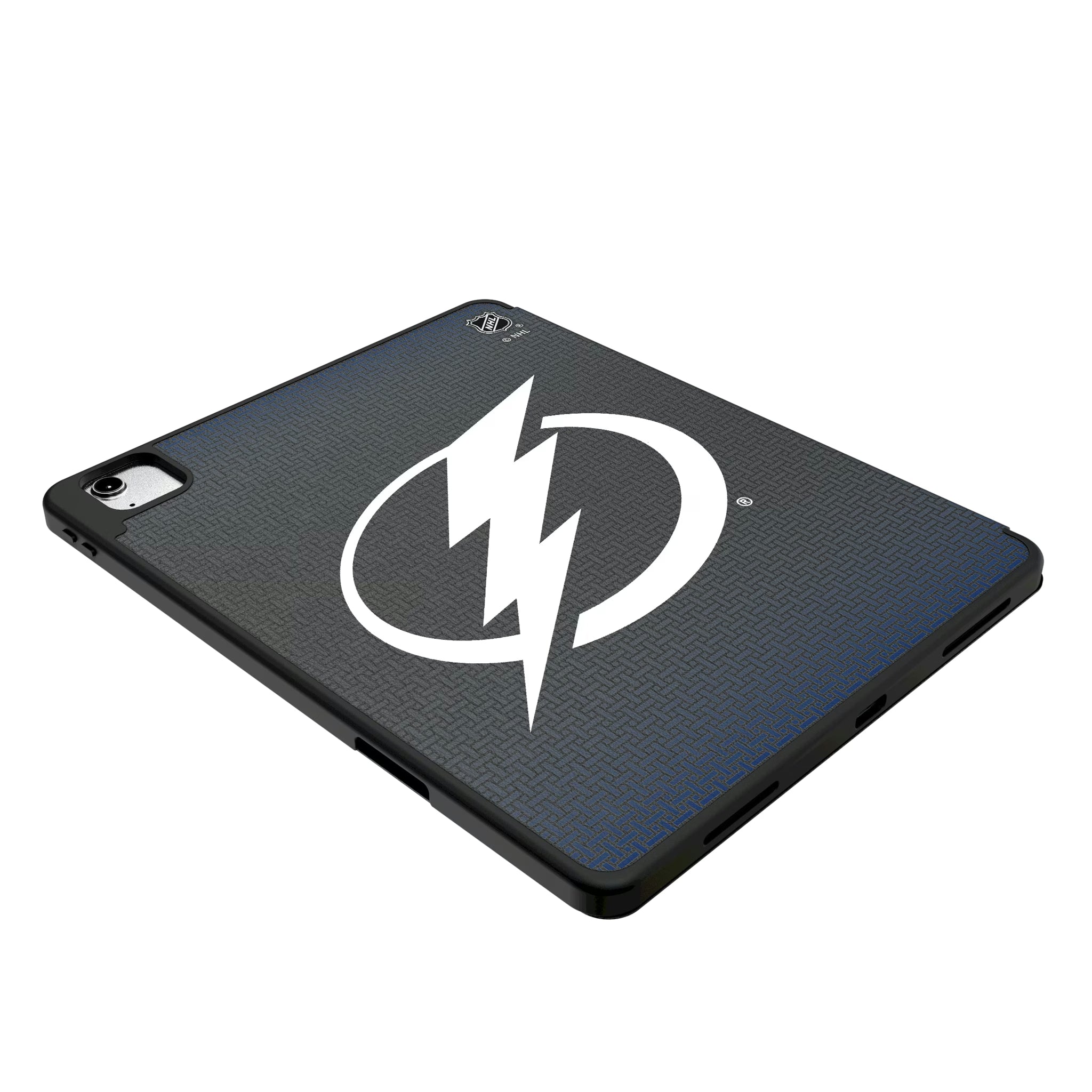 Tampa Bay Lightning Personalized Linen iPad Tablet Case for Apple iPad - Isometric View