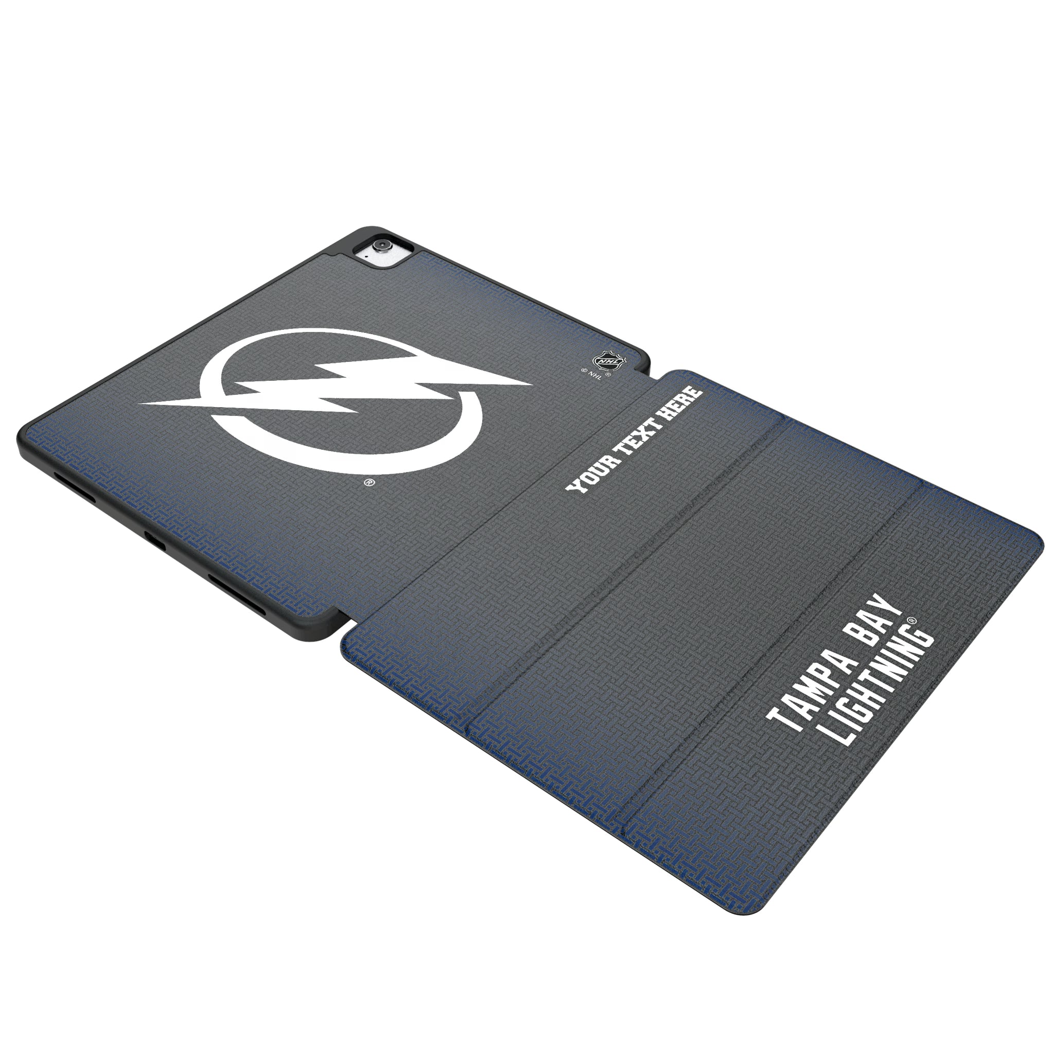 Tampa Bay Lightning Personalized Linen iPad Tablet Case for Apple iPad