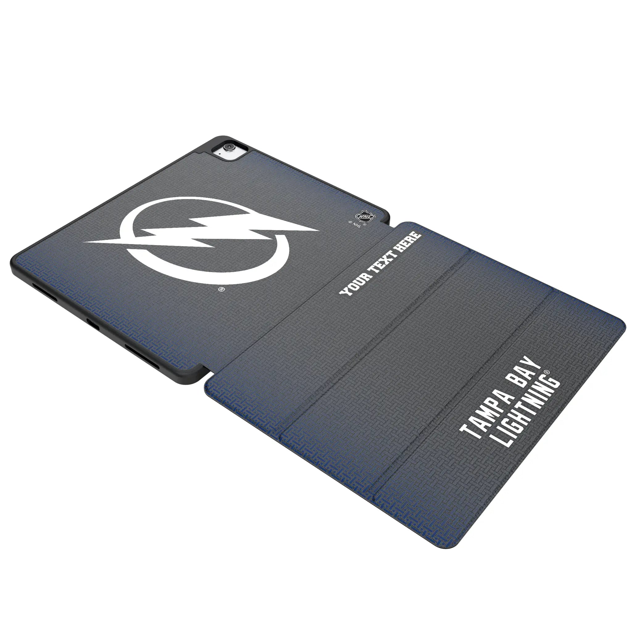 Tampa Bay Lightning Personalized Linen iPad Tablet Case for Apple iPad