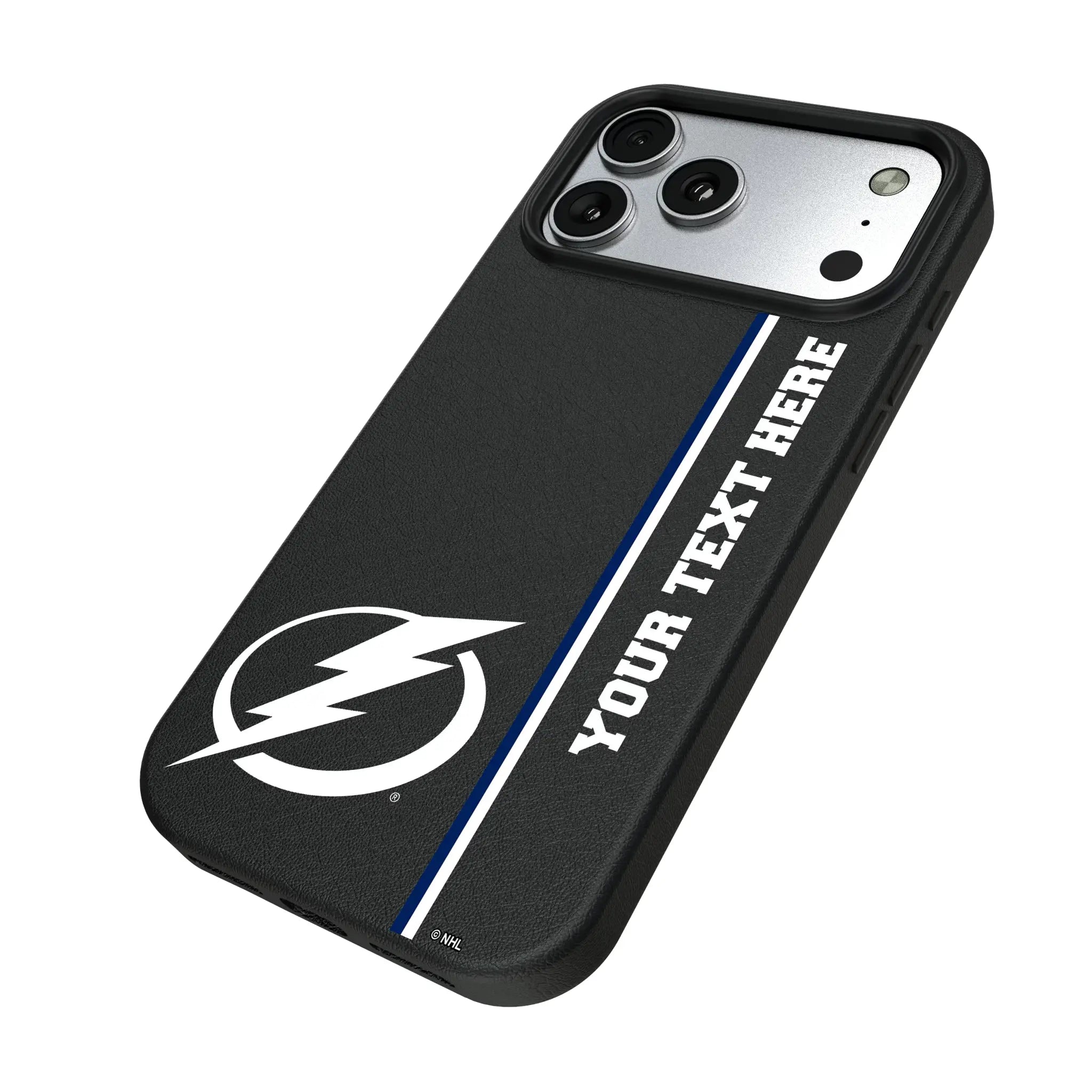 Tampa Bay Lightning Personalized Sidebard iPhone MagSafe Compatible Phone Case for Apple iPhone - Isometric View#Device_iPhone 17 Pro Max