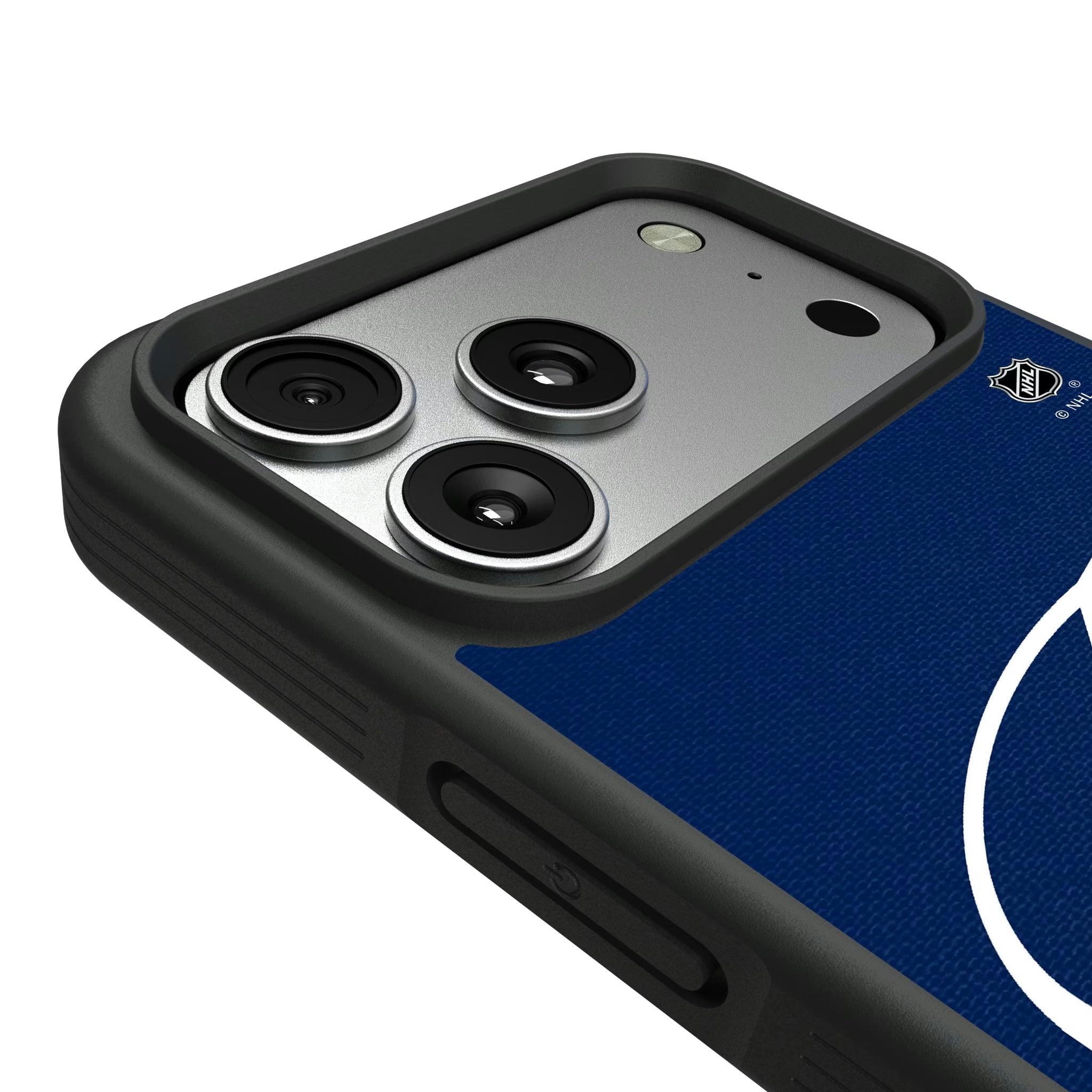 Tampa Bay Lightning Personalized Stripe iPhone Bump Phone Case for Apple iPhone - Detail#Device_iPhone 17 Pro Max