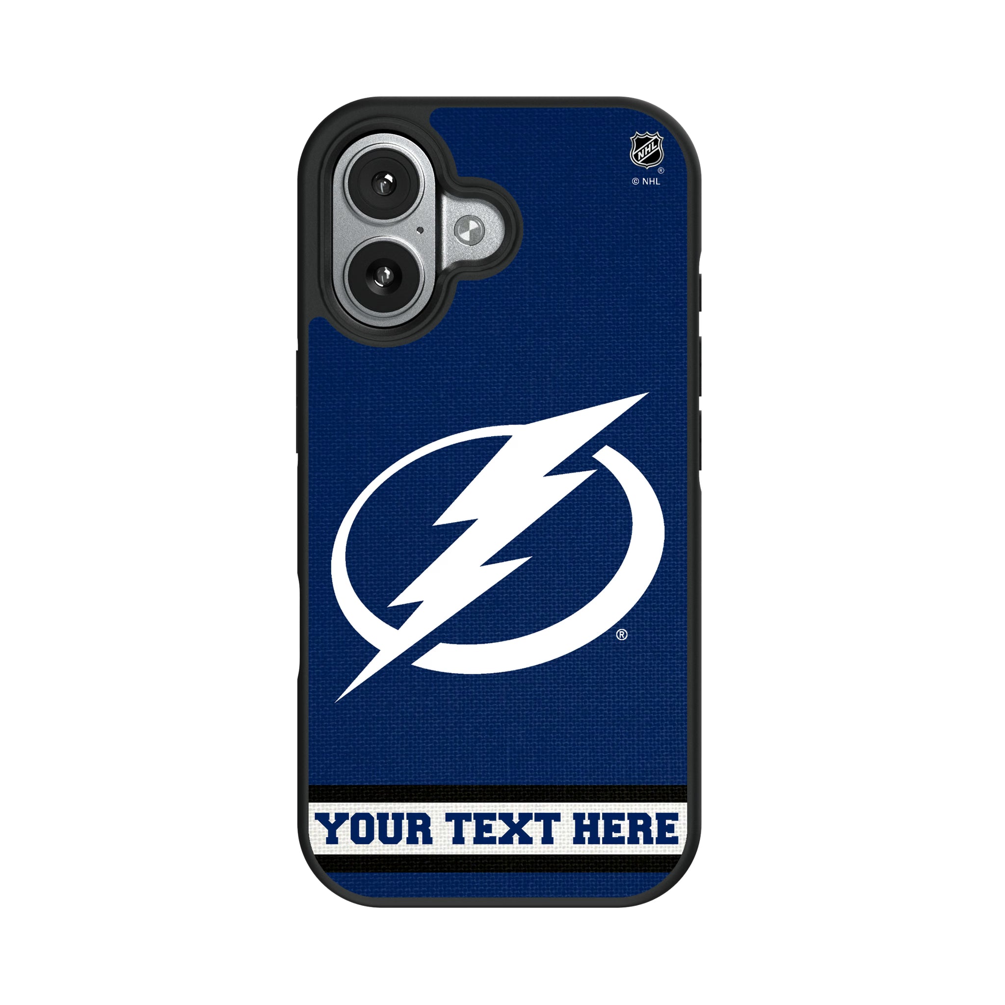 Tampa Bay Lightning Personalized Stripe iPhone Bump Phone Case for Apple iPhone#Device_iPhone 17