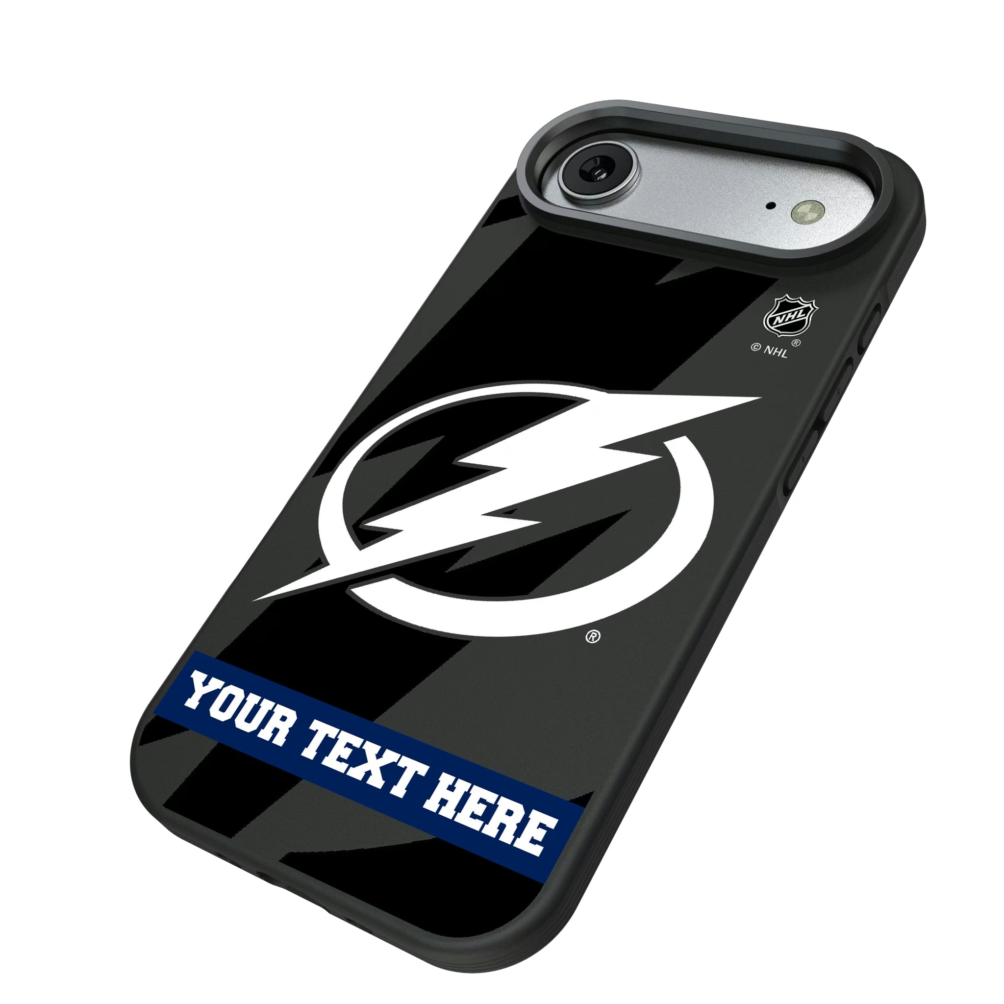 Tampa Bay Lightning Personalized Tilt iPhone Bump Phone Case for Apple iPhone - Isometric View#Device_iPhone Air