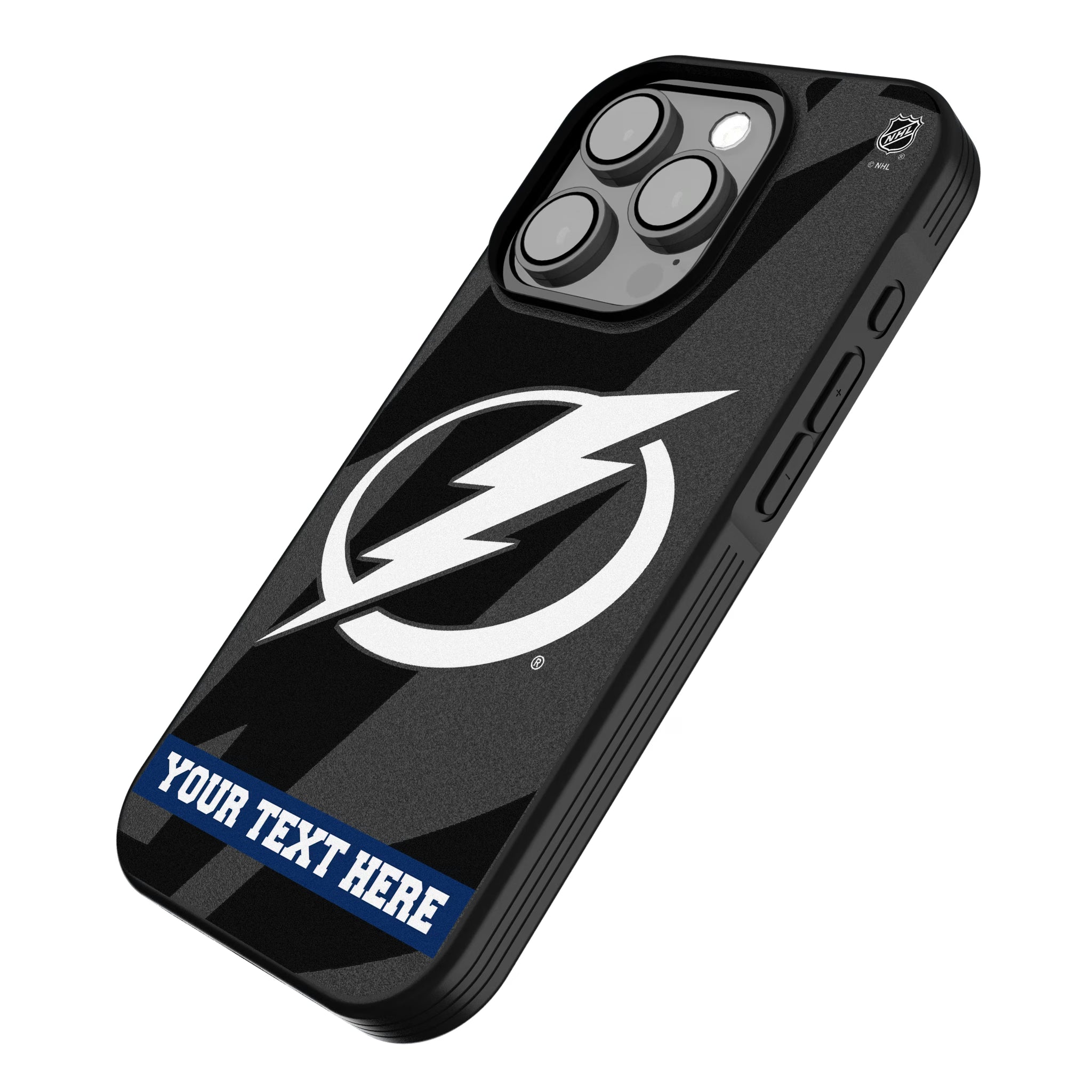 Tampa Bay Lightning Personalized Tilt iPhone Bump Phone Case for Apple iPhone - Isometric View