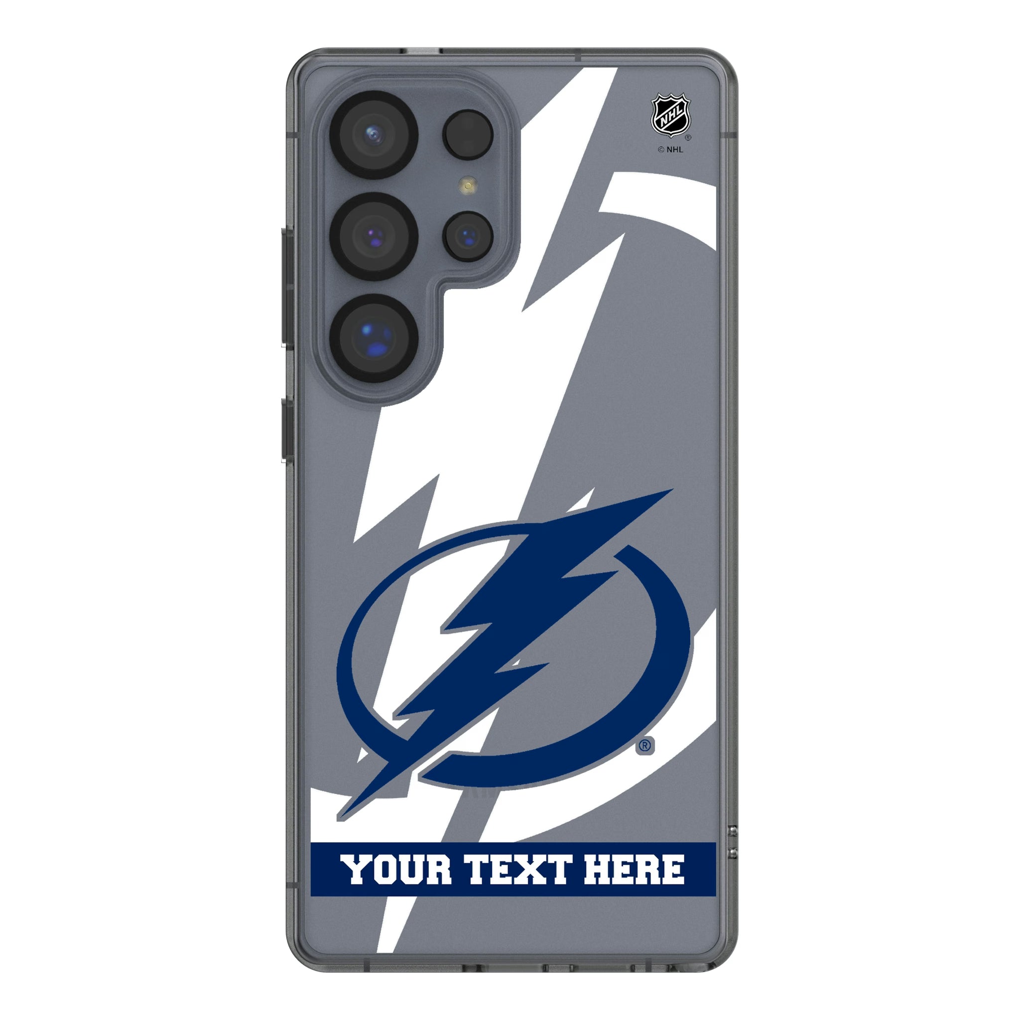 Tampa Bay Lightning Personalized Tilt Galaxy Clear Phone Case for Samsung Galaxy