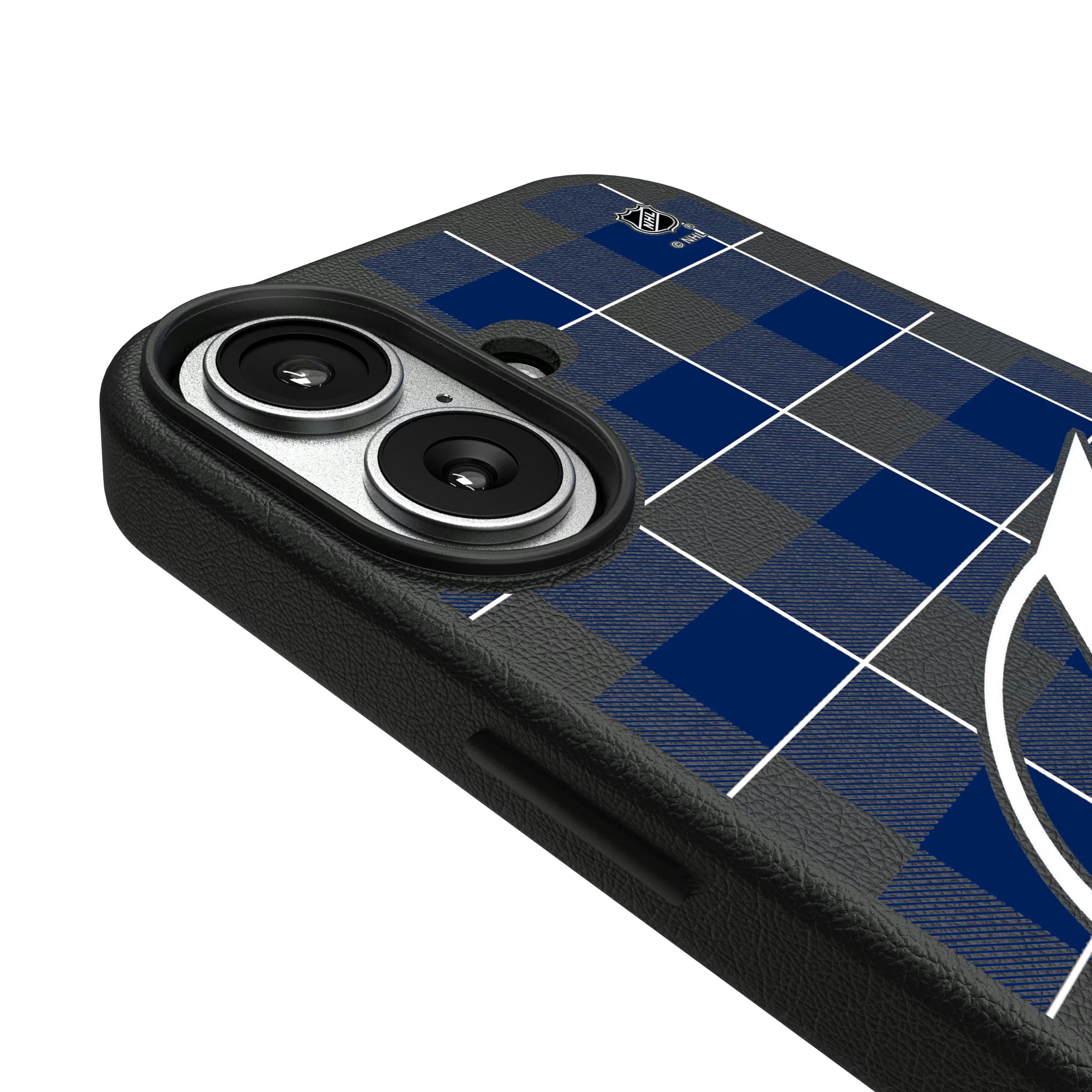 Tampa Bay Lightning Plaid iPhone MagSafe Compatible Phone Case for Apple iPhone - Detail#Device_iPhone 17