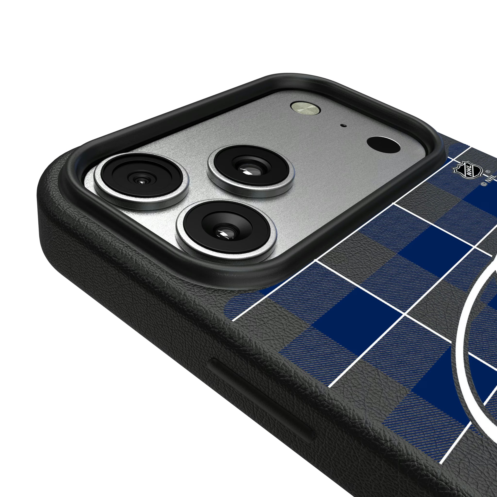 Tampa Bay Lightning Plaid iPhone MagSafe Compatible Phone Case for Apple iPhone - Detail#Device_iPhone 17 Pro Max