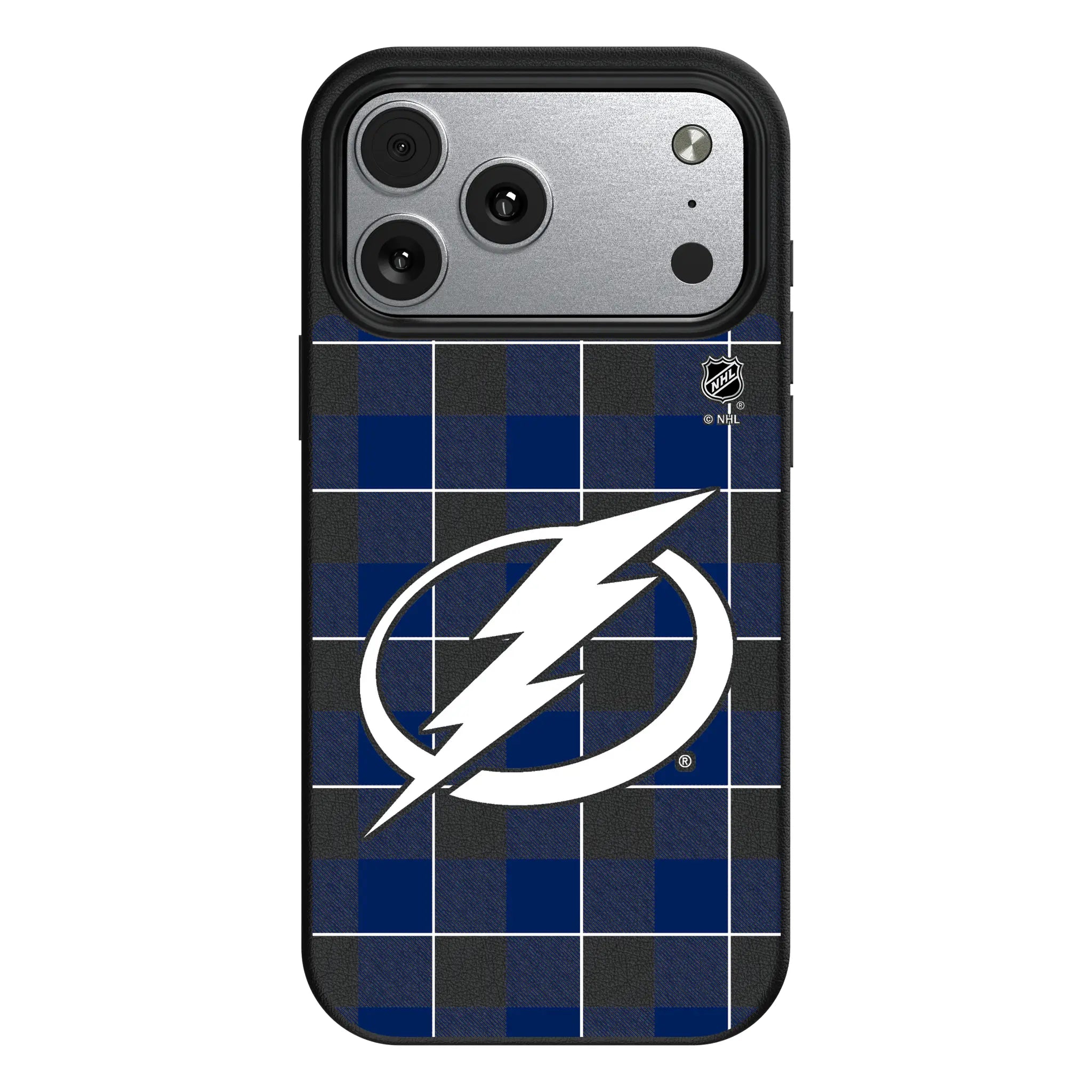 Tampa Bay Lightning Plaid iPhone MagSafe Compatible Phone Case for Apple iPhone#Device_iPhone 17 Pro Max