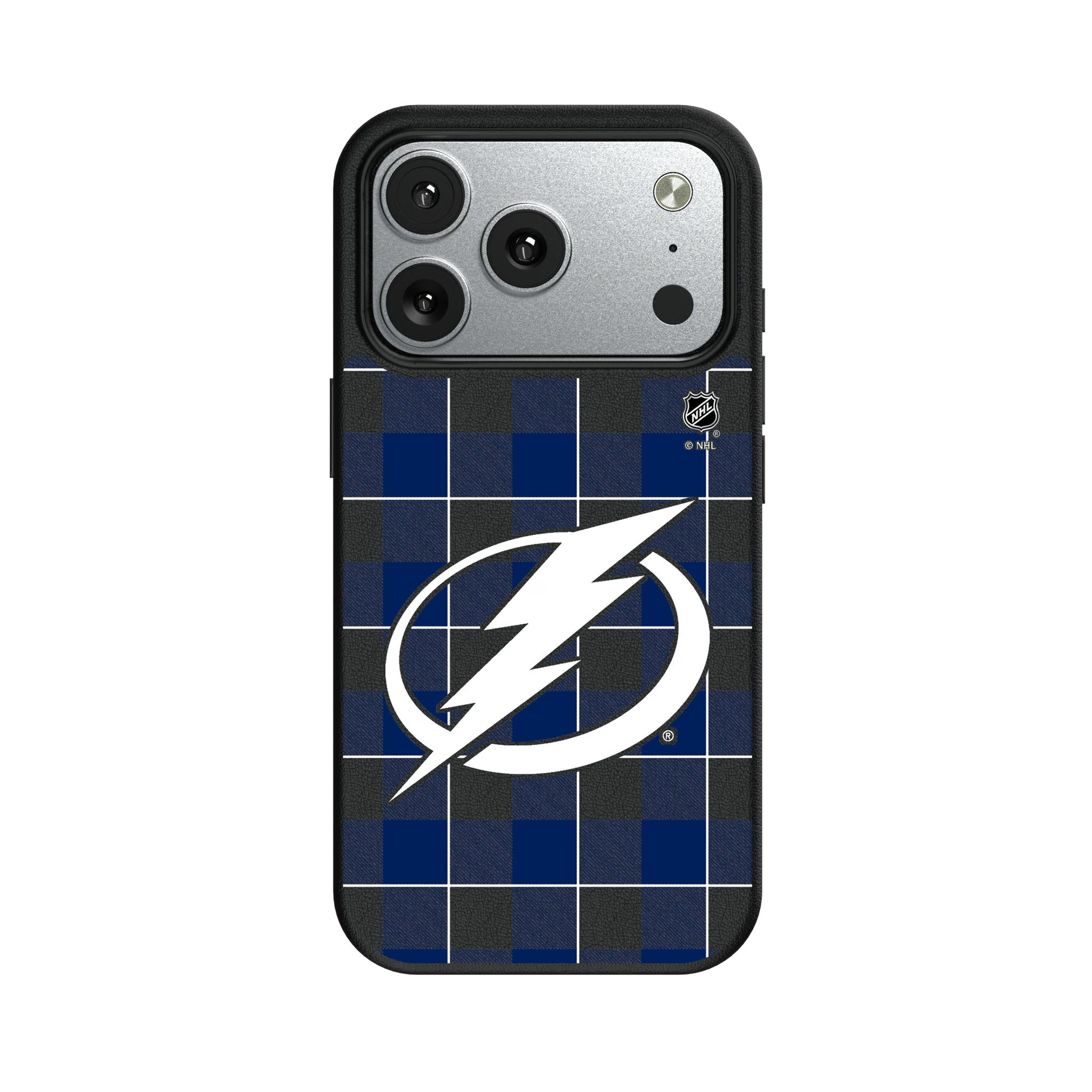 Tampa Bay Lightning Plaid iPhone MagSafe Compatible Phone Case for Apple iPhone#Device_iPhone 17 Pro