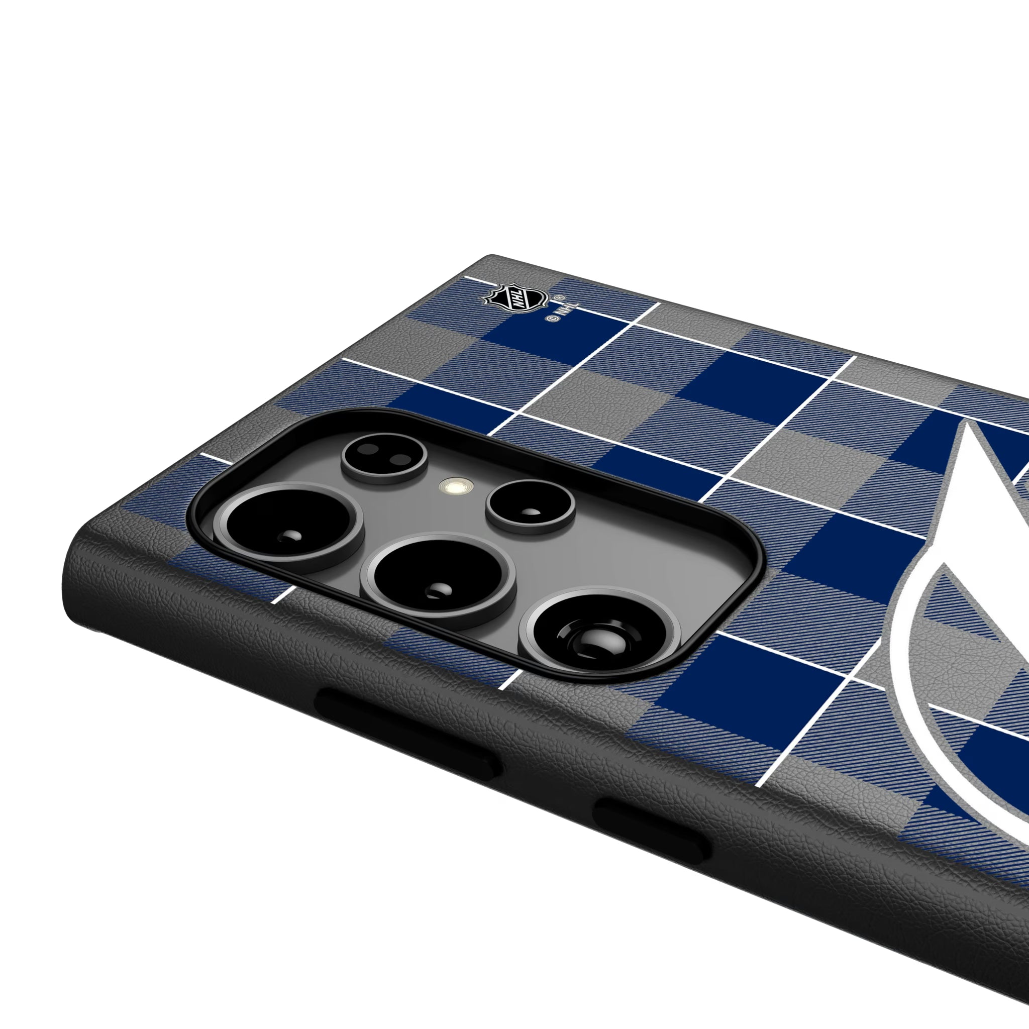 Tampa Bay Lightning Plaid Galaxy MagSafe Compatible Phone Case for Samsung Galaxy - Detail